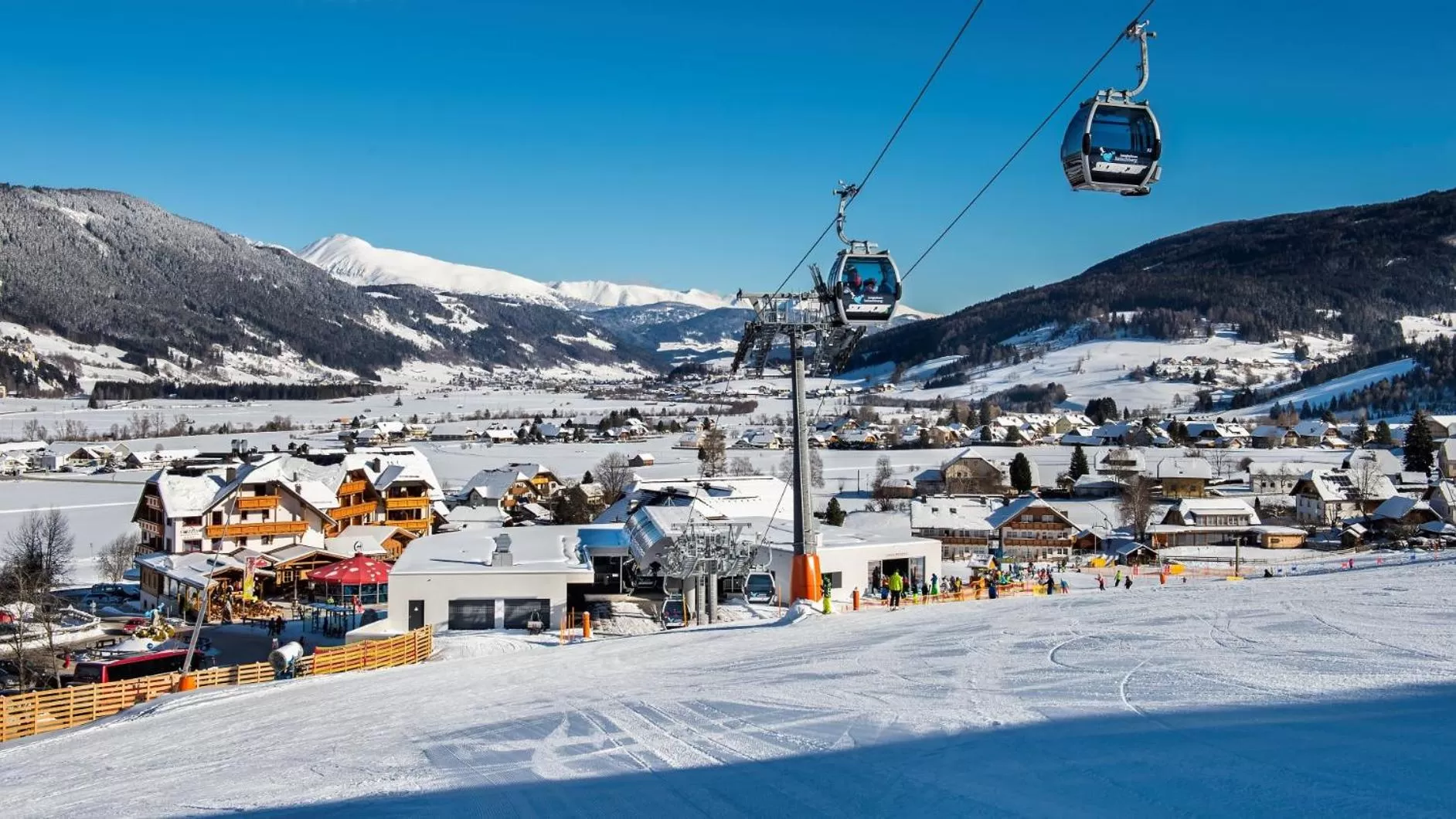 Skiing in Grizzly Sport & Motorrad Resort