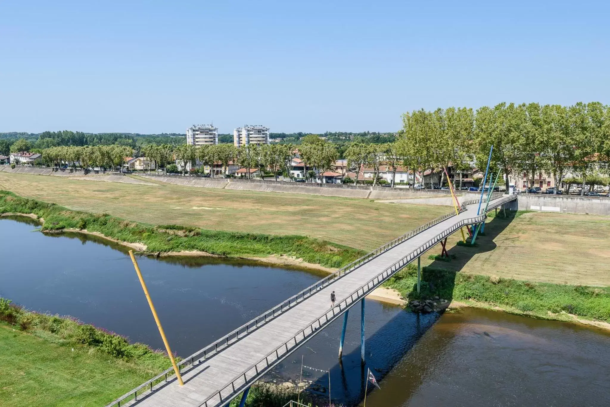 River view in ibis styles Dax Centre River view in ibis styles Dax Centre