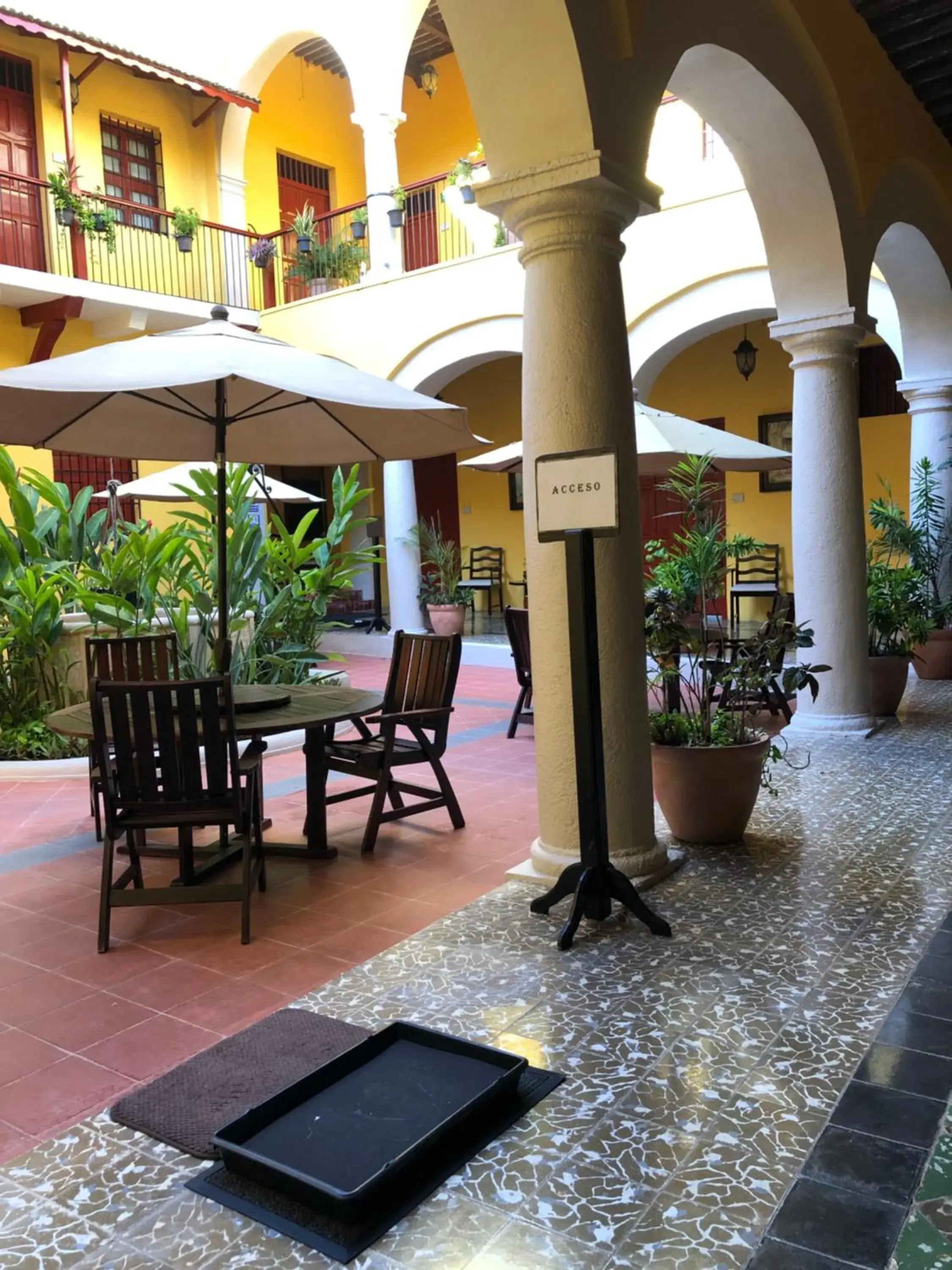 Patio in Castelmar Hotel