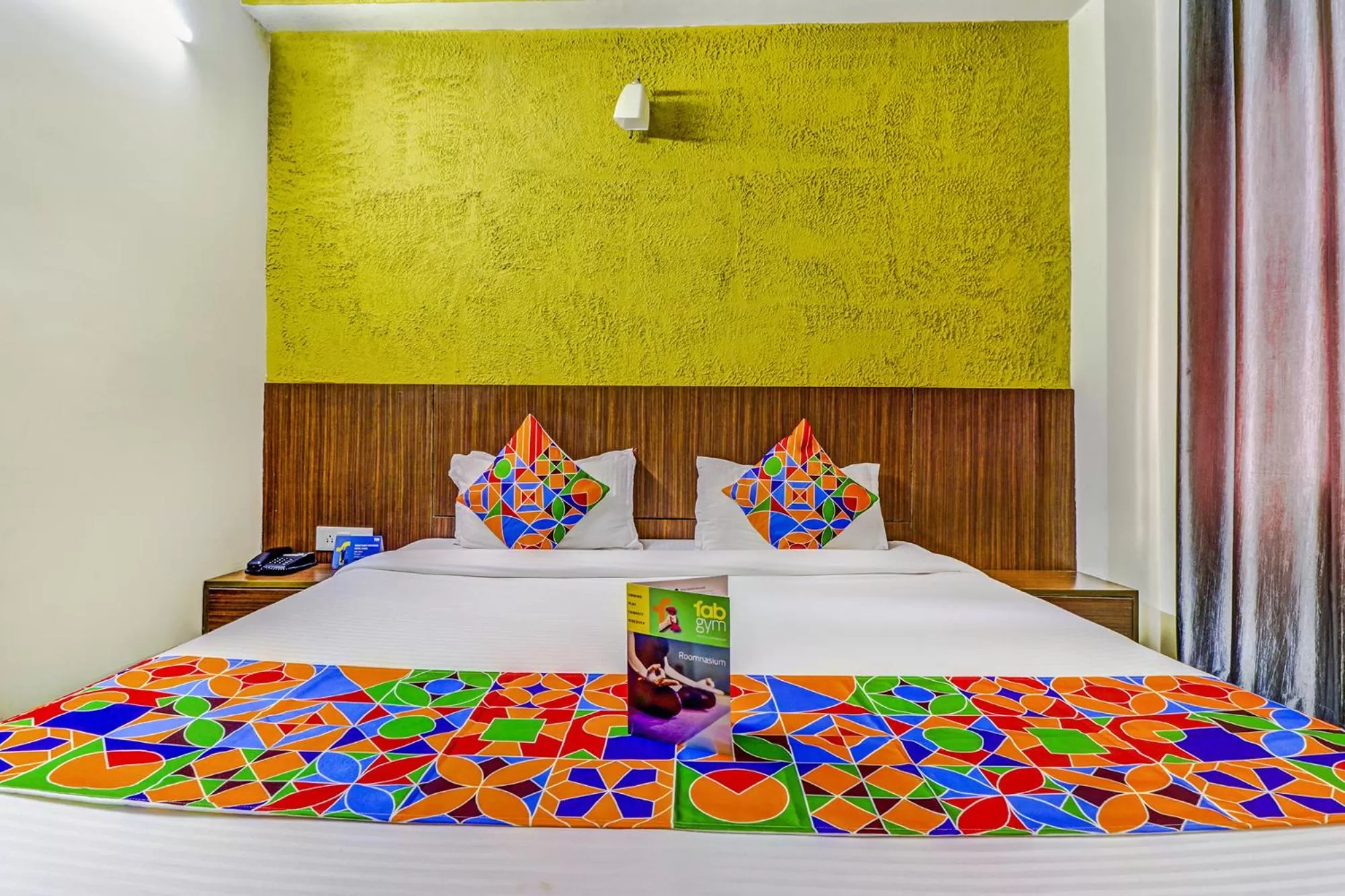 Bedroom, Bed in FabHotel Oak Ridge Retreat I