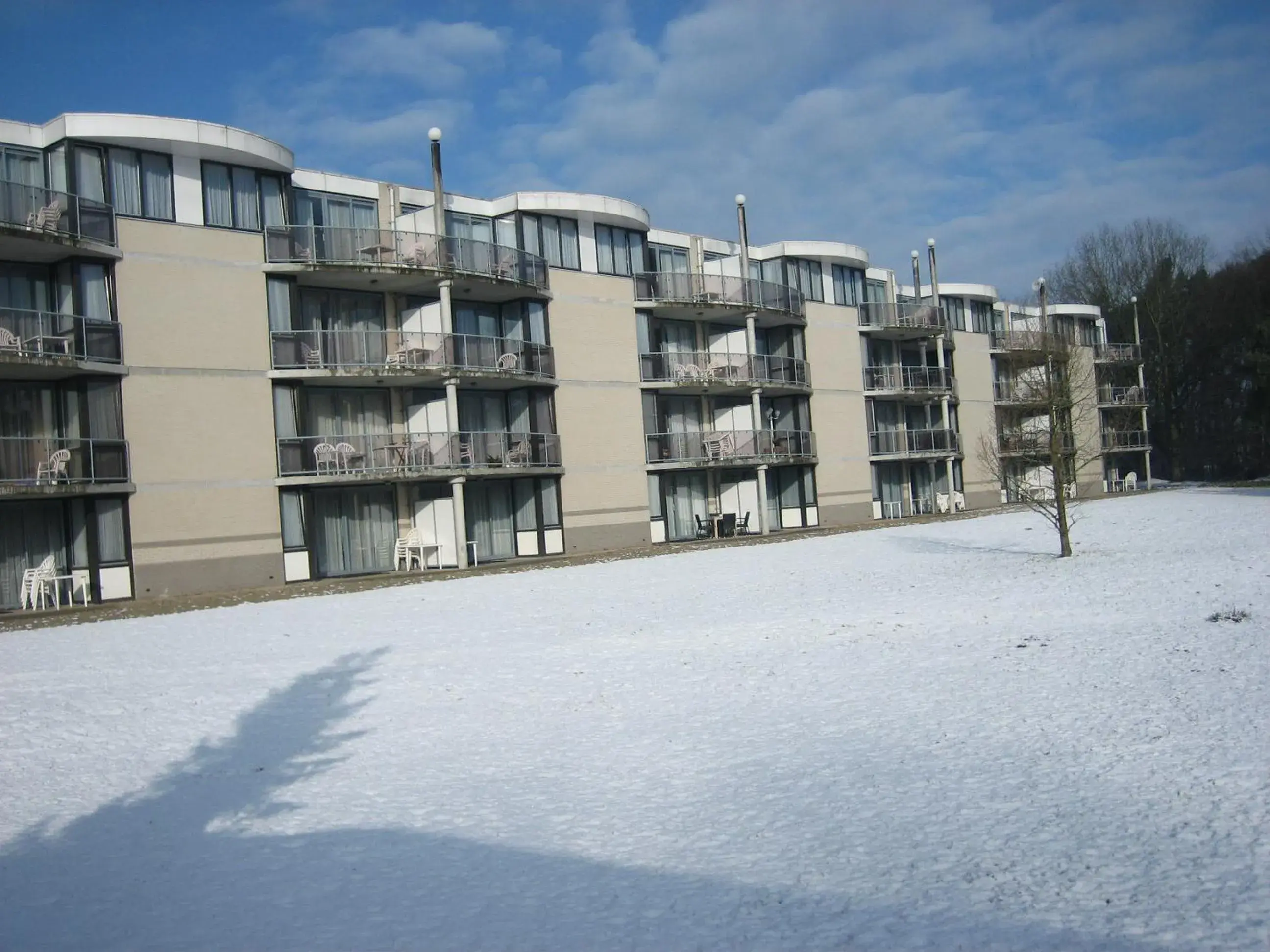 Property building, Winter in Resort Bad Boekelo