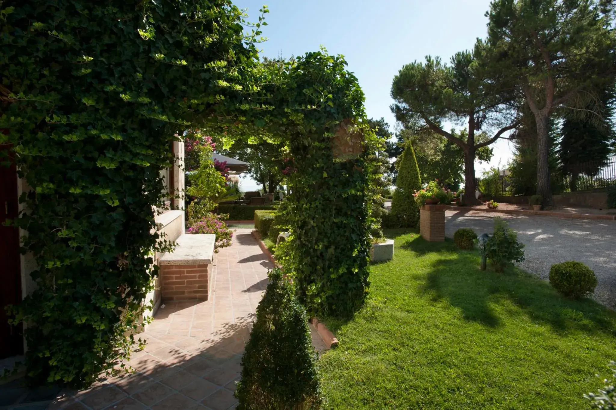 Balcony/Terrace, Garden in Albergo La Lanterna