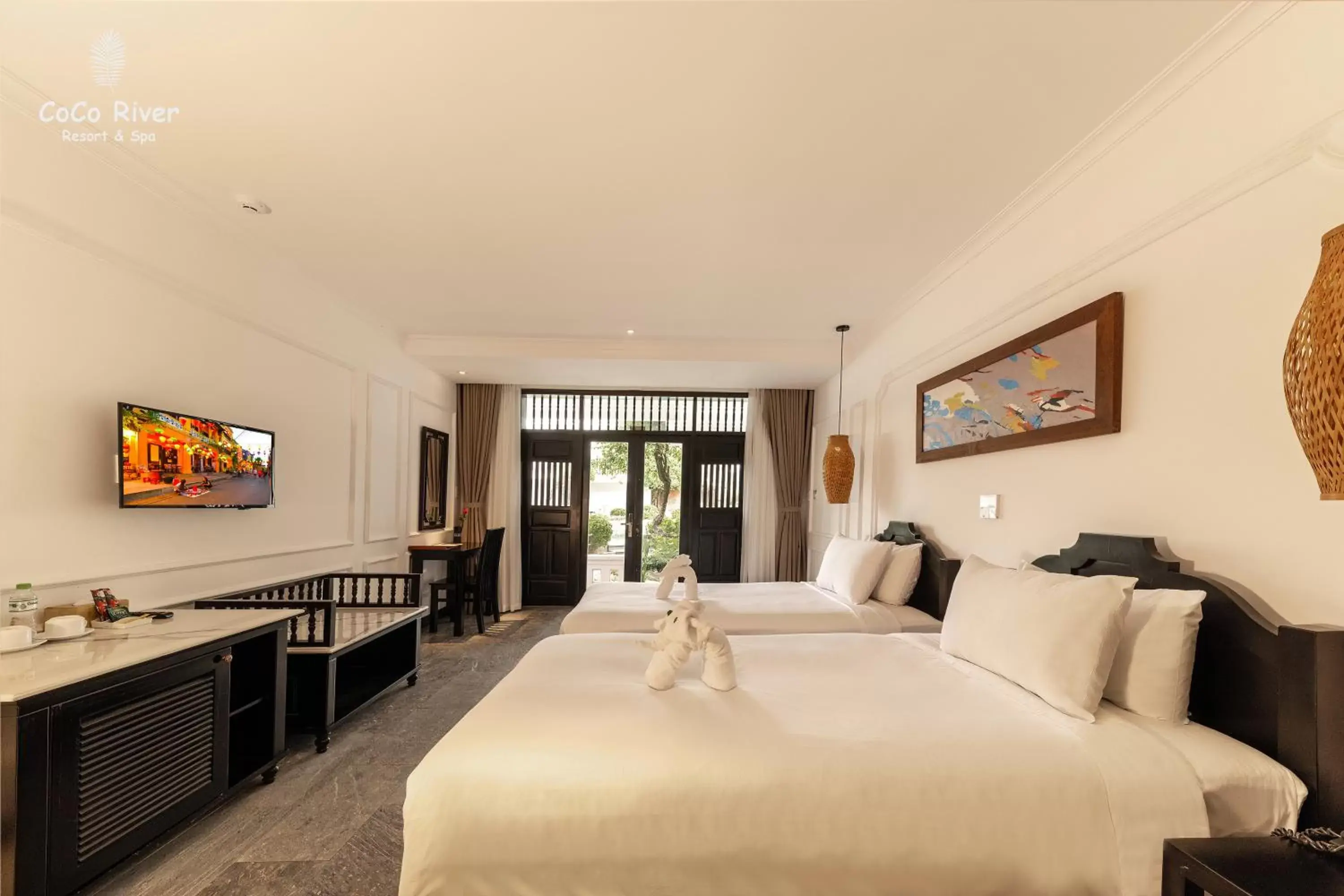 Photo of the whole room, Bed in Hoi An Coco River Resort & Spa
