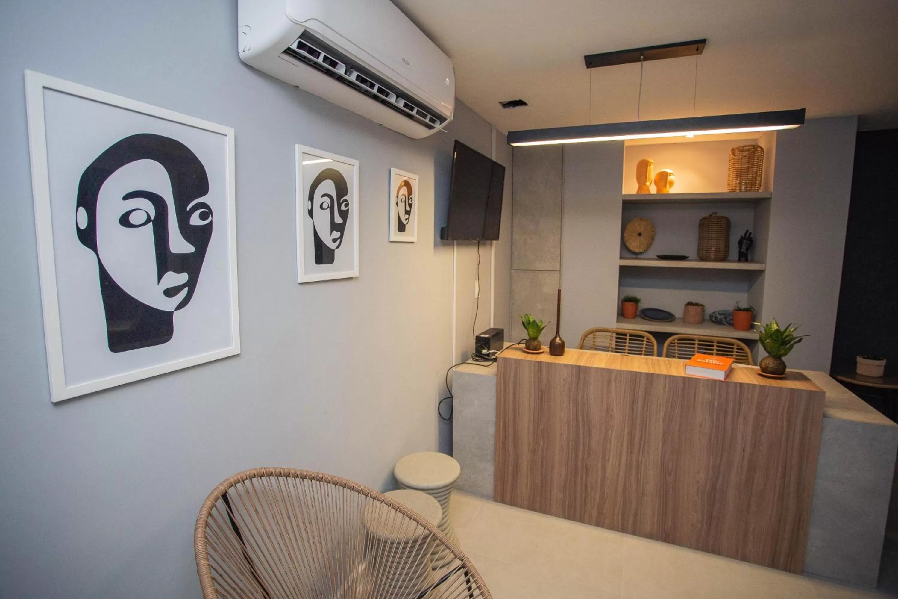 Seating area in Flats Bauten Cabo Branco