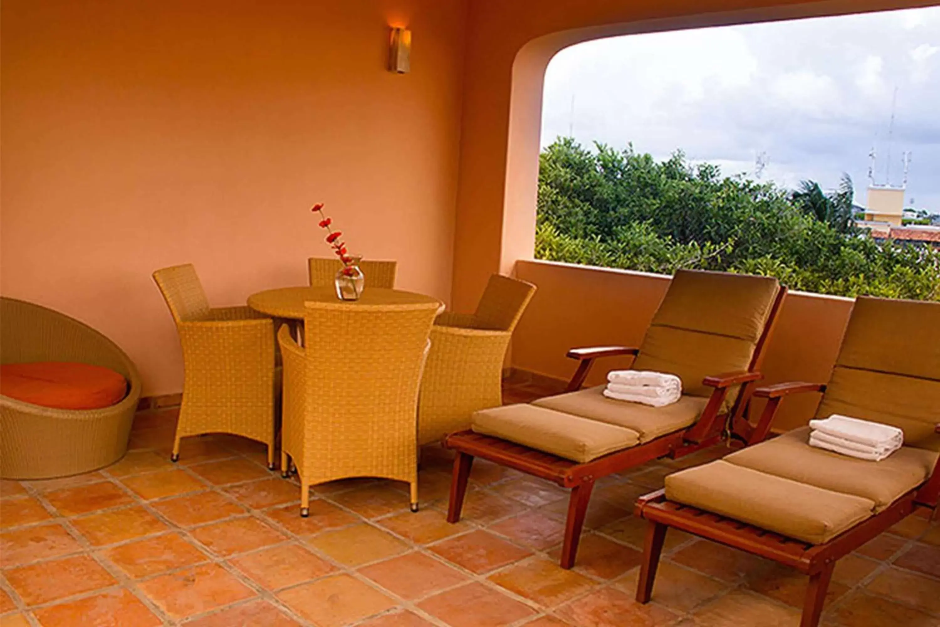 Patio in Acanto Hotel Playa del Carmen, Trademark Collection by Wyndham