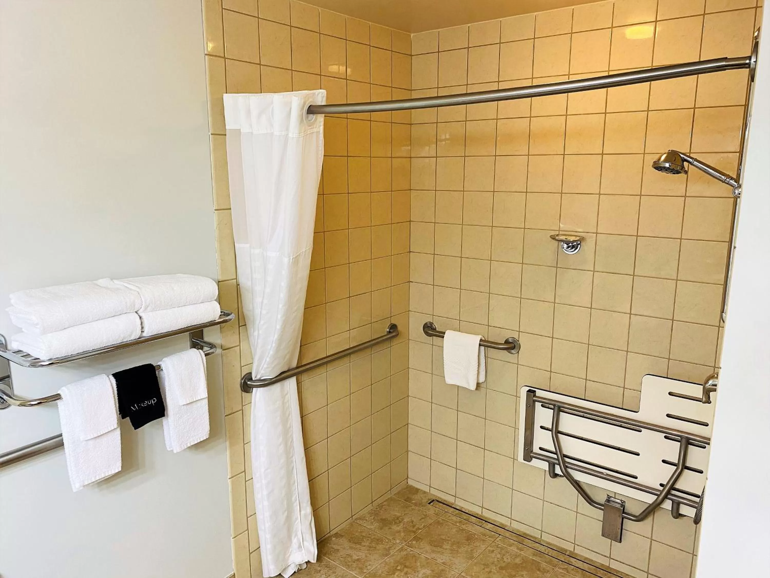 Shower in Quality Inn & Suites Sequim at Olympic National Park