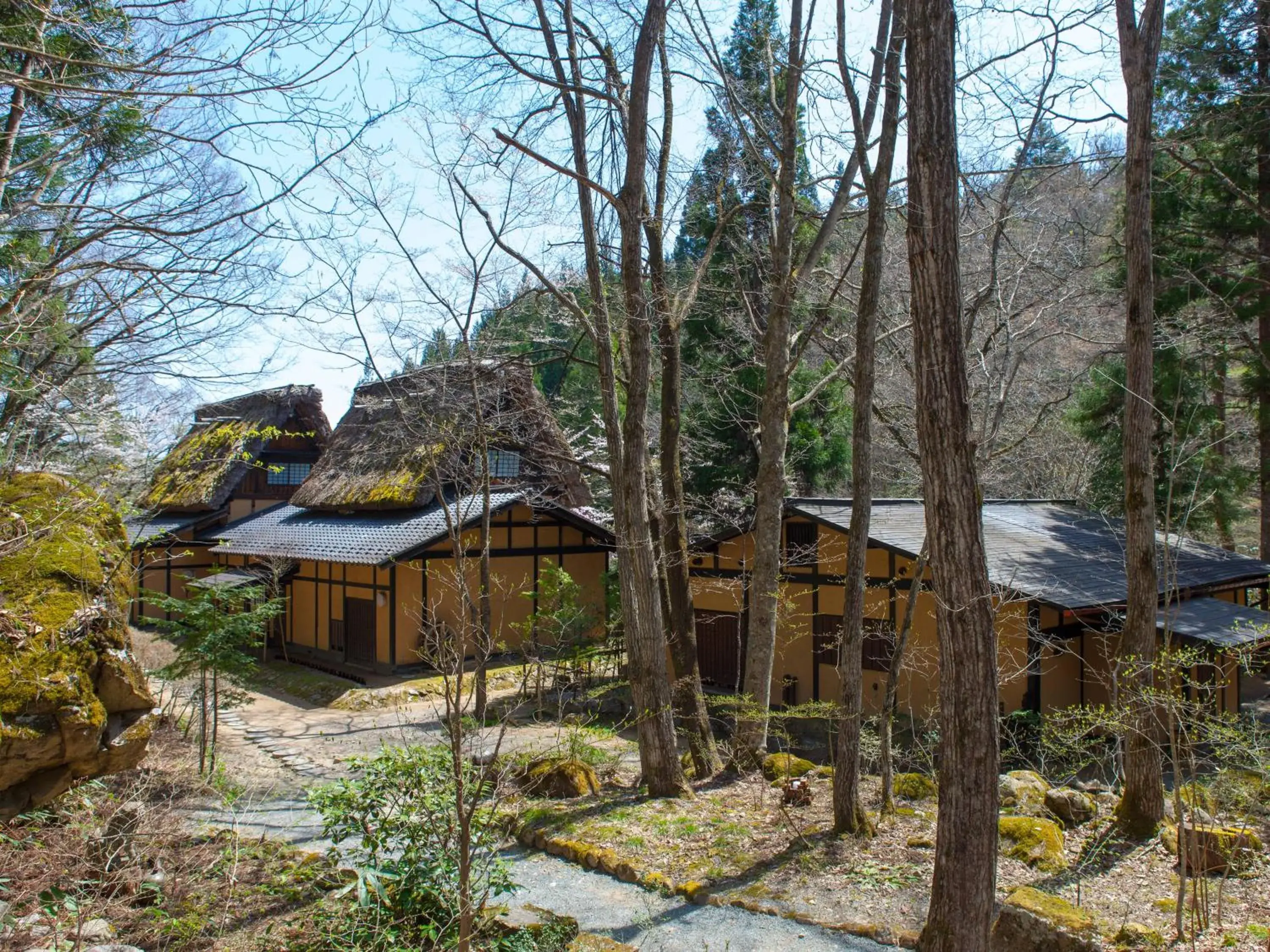 Garden, Property Building in Wanosato Ryokan