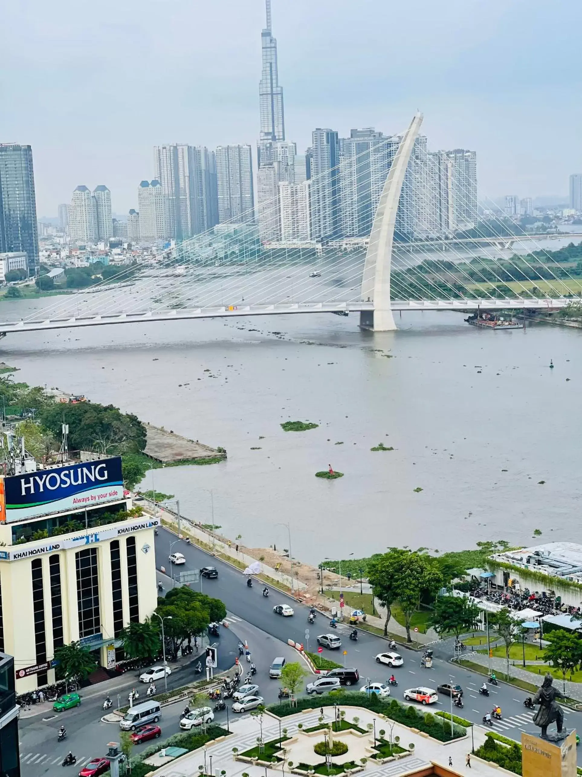 River view in Hotel Grand Saigon