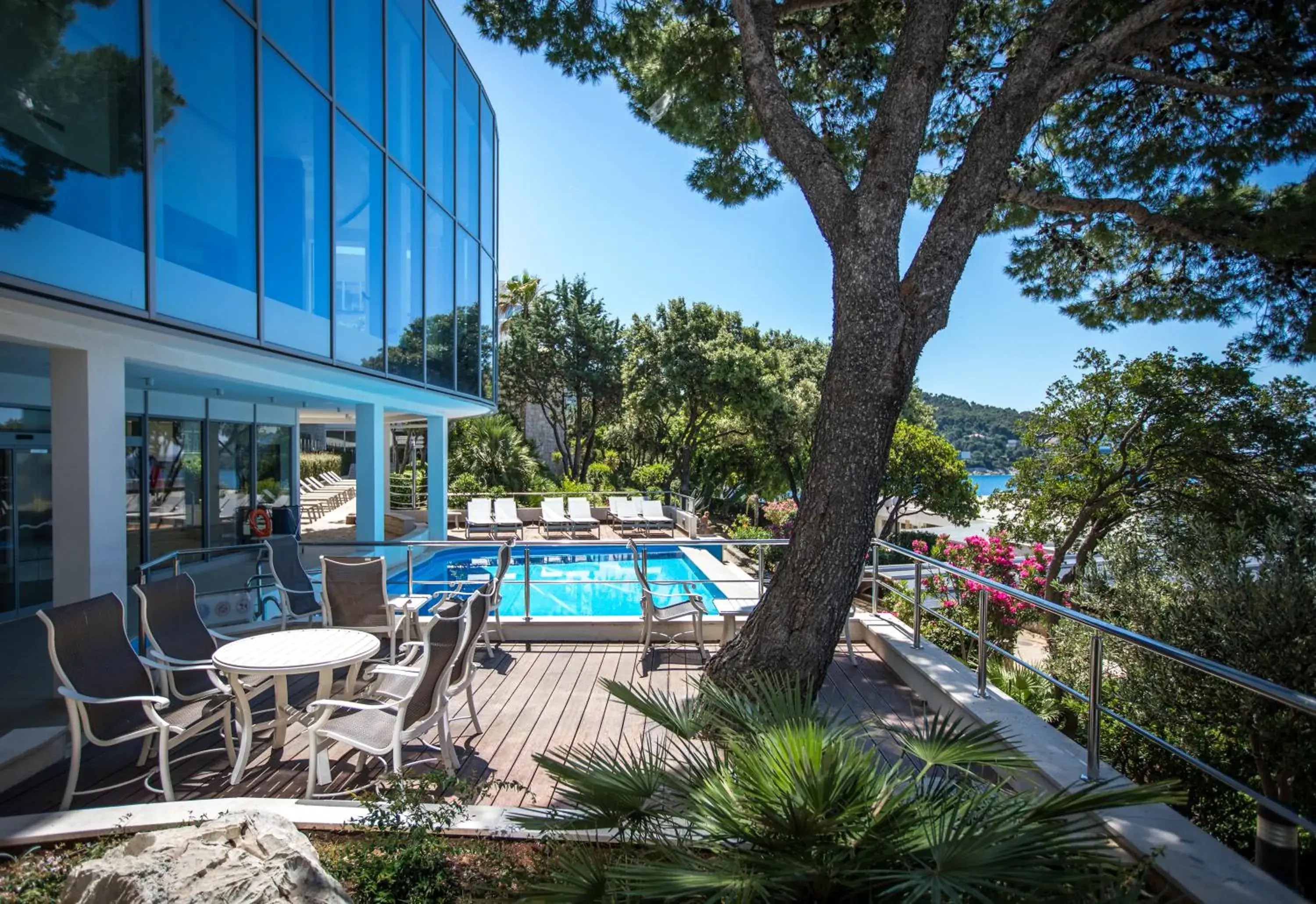 Balcony/Terrace, Swimming Pool in Royal Neptun Hotel