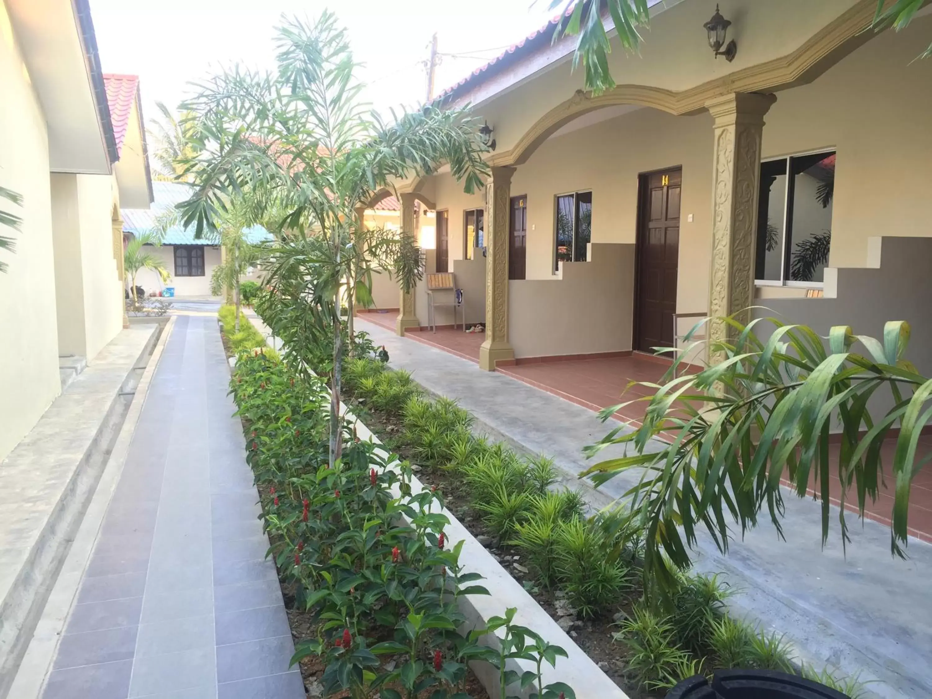 Facade/entrance in Dhania Cenang Beach Motel Facade/entrance in Dhania Cenang Beach Motel