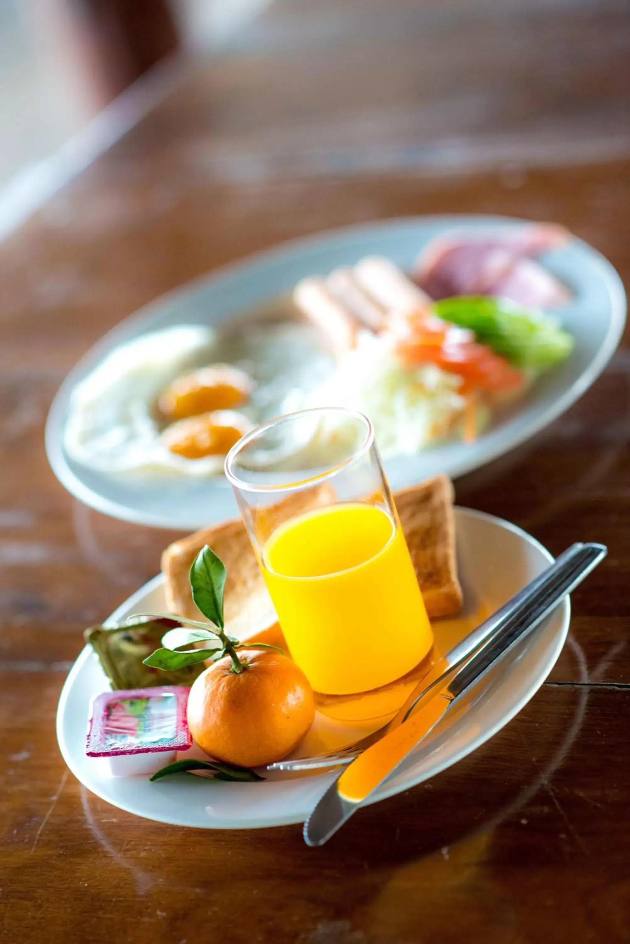 American breakfast in Salakphet Resort