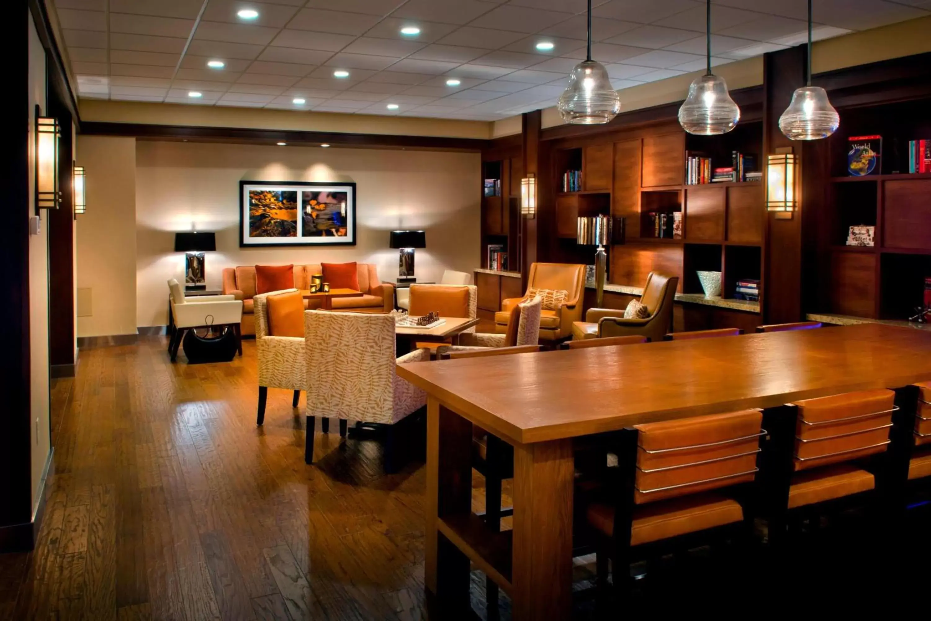 Lobby or reception, Restaurant/Places to Eat in Trumbull Marriott Shelton