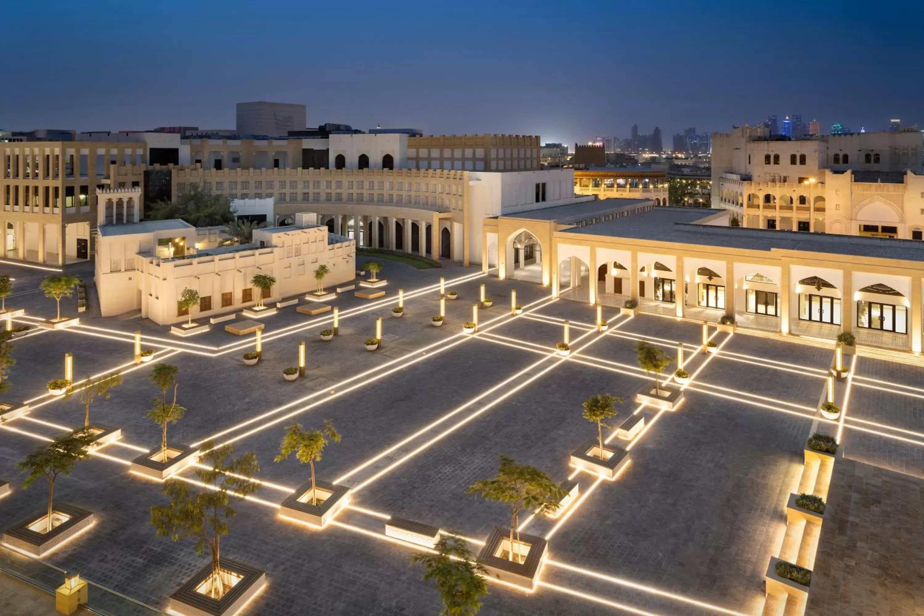 Facade/entrance, Bird's-eye View in Al Najada Doha Hotel by Tivoli