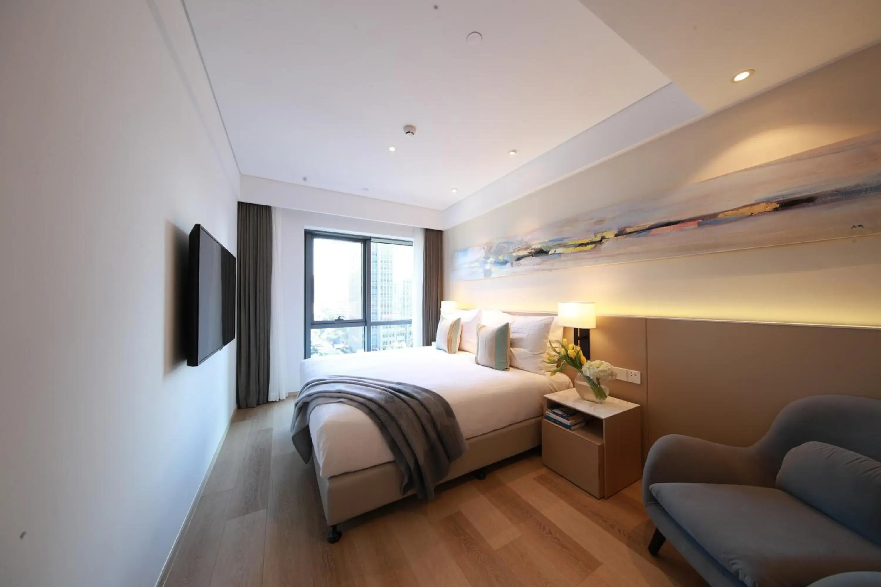 Bedroom in Sincere Residence Changfeng - Changfeng Ecological Business District