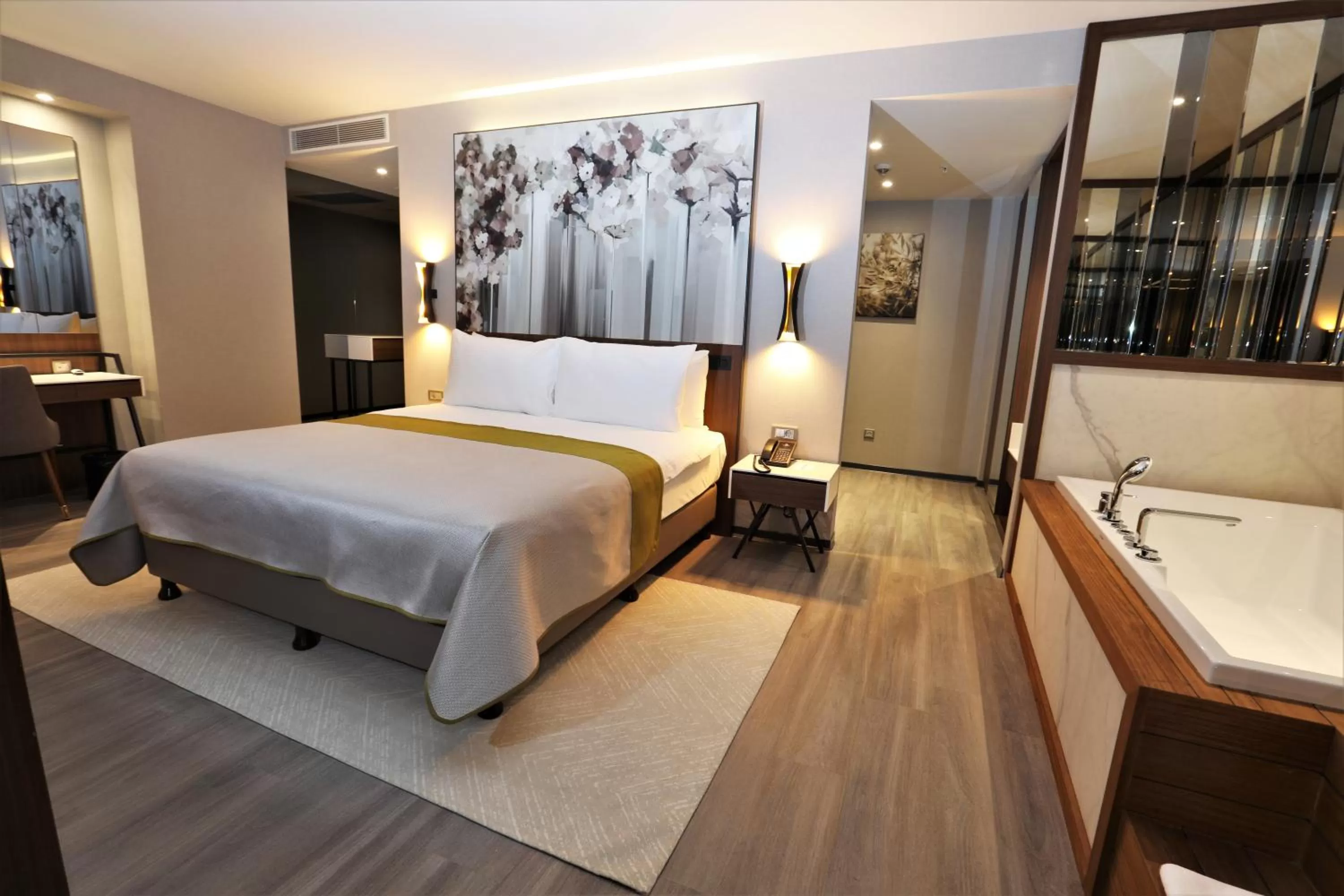 Photo of the whole room, Bed in Limak Skopje Luxury Hotel