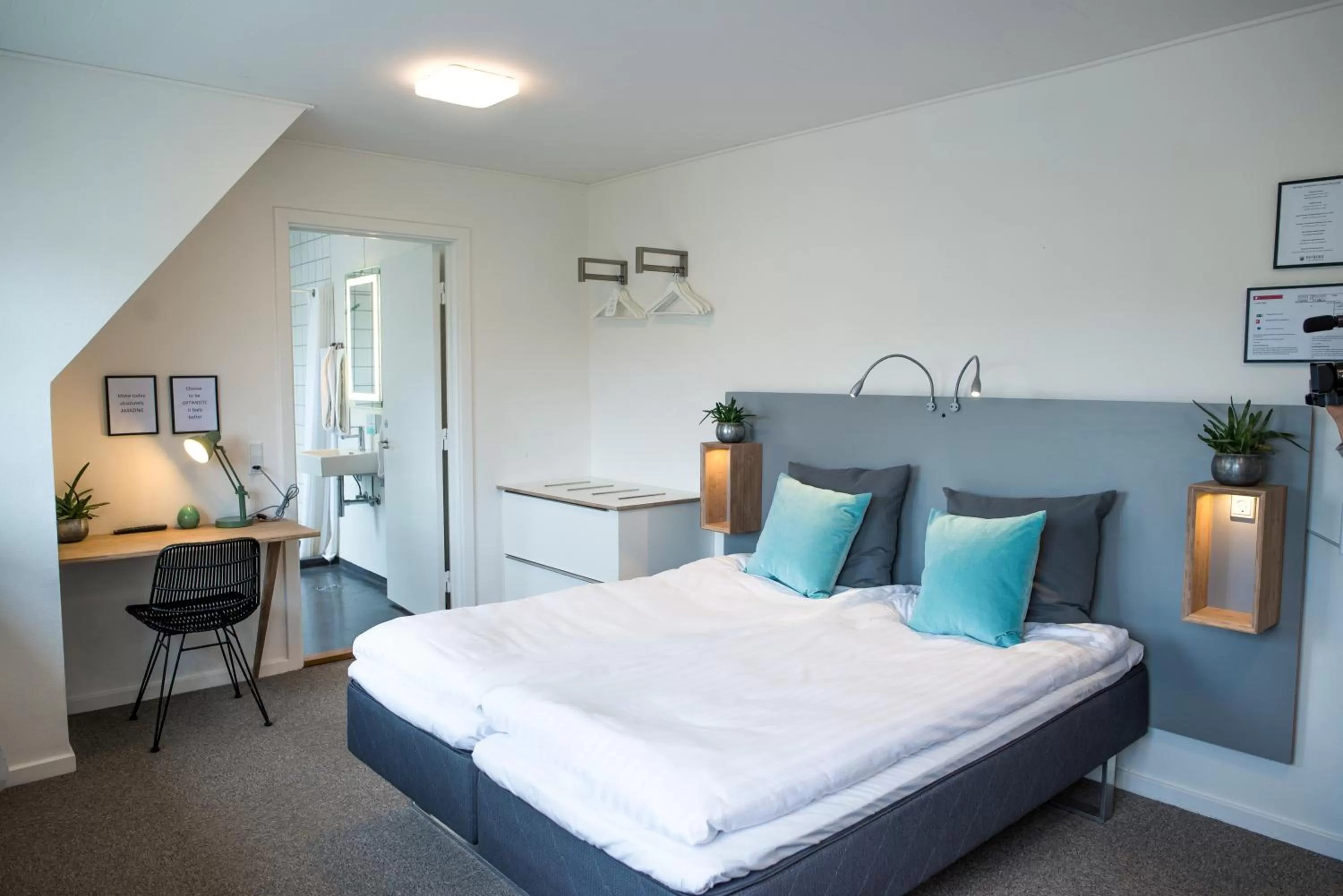 Bed in Refborg Hotel