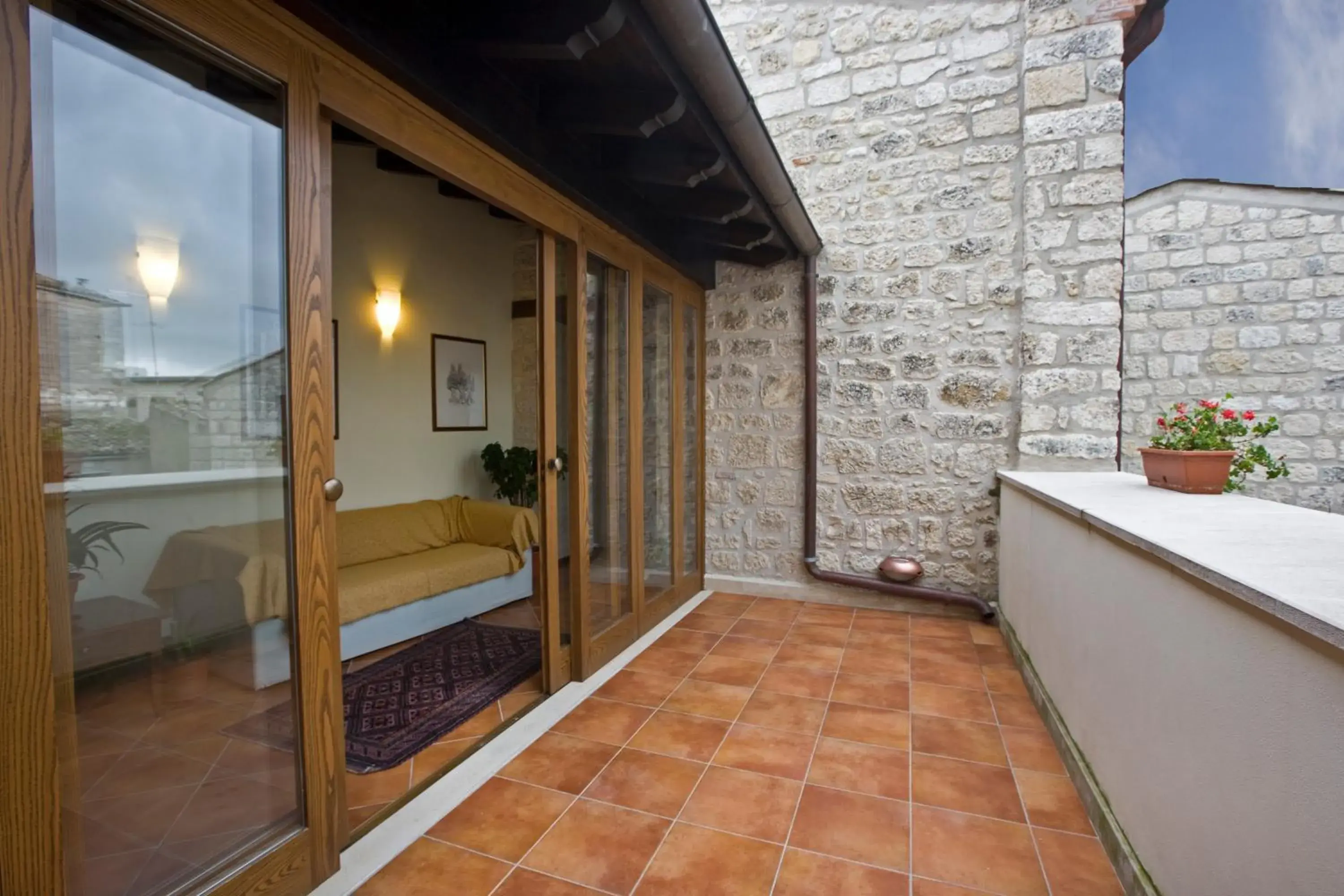 Balcony/Terrace in Hotel Residenza Petra