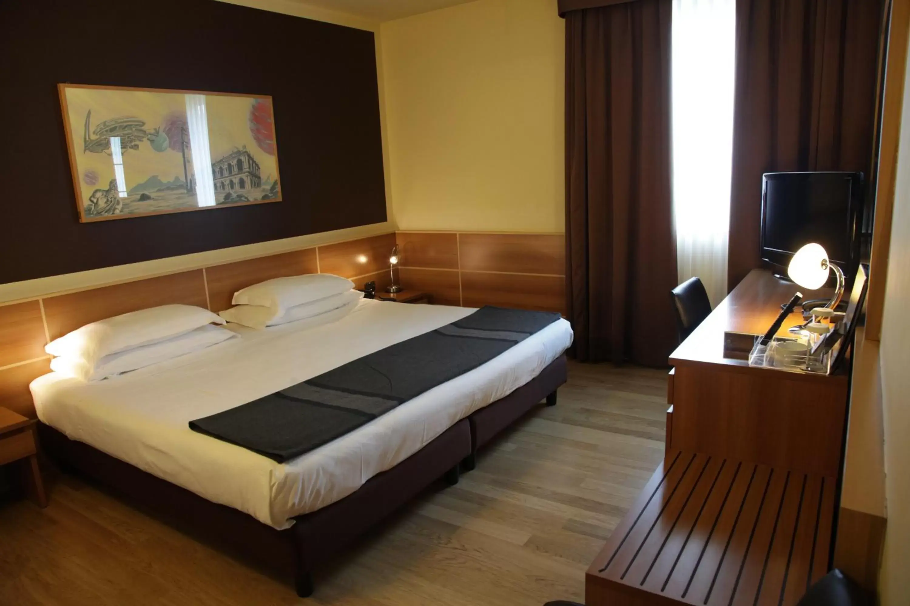 TV and multimedia, Bed in Best Western Hotel Tre Torri