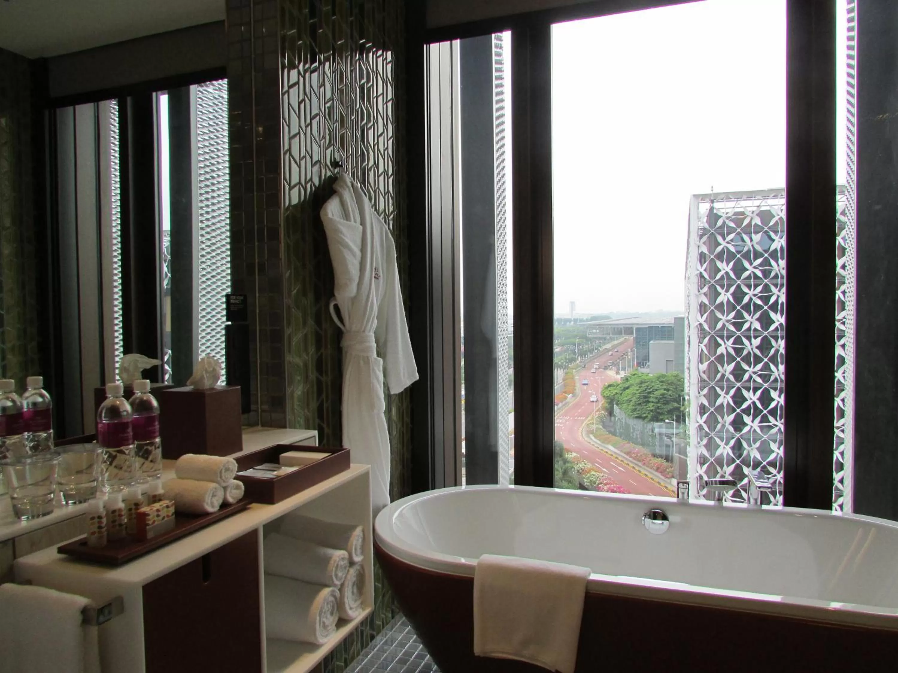 Bathroom in Crowne Plaza Changi Airport by IHG