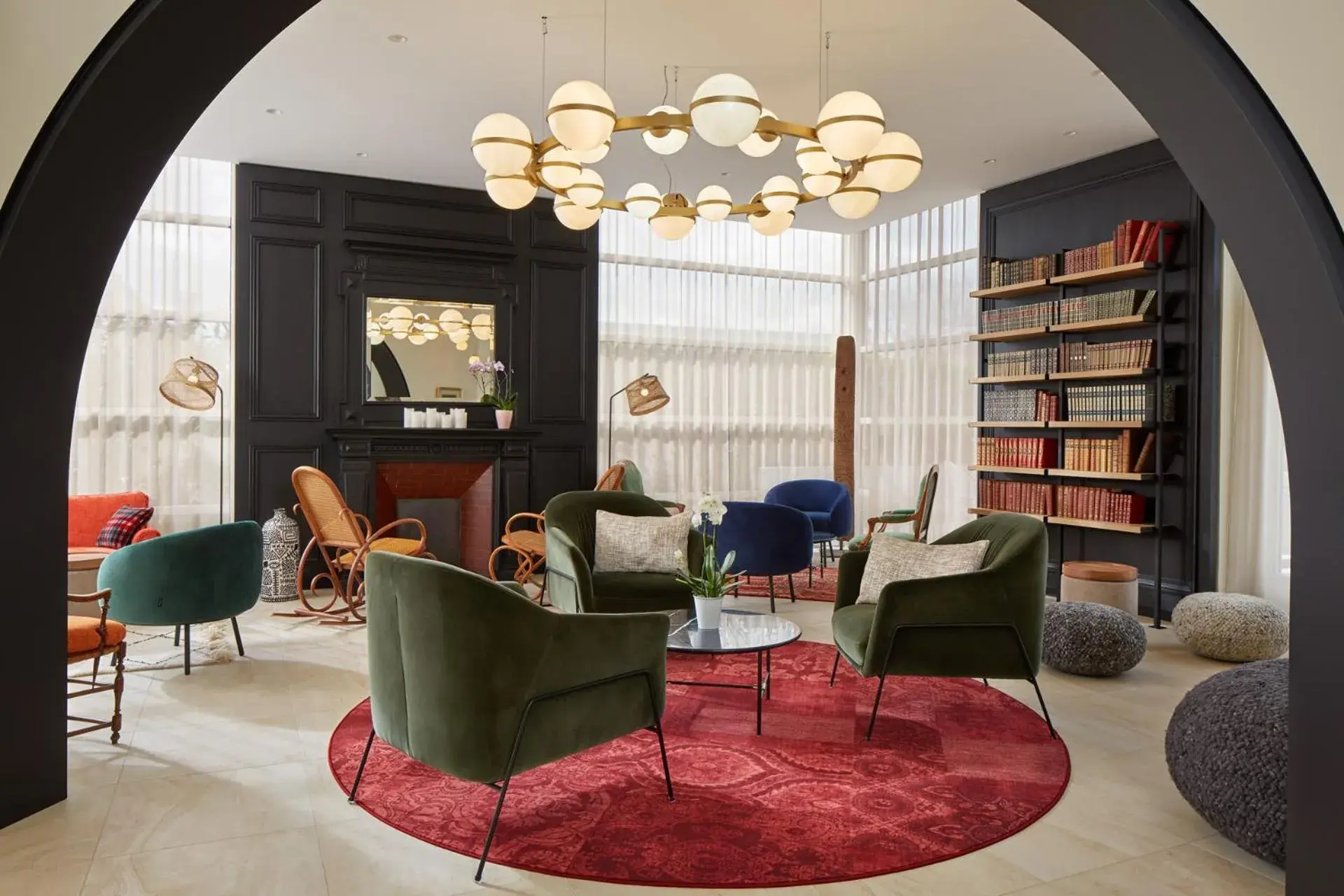 Lounge or bar, Seating Area in Les Nomades Beaune