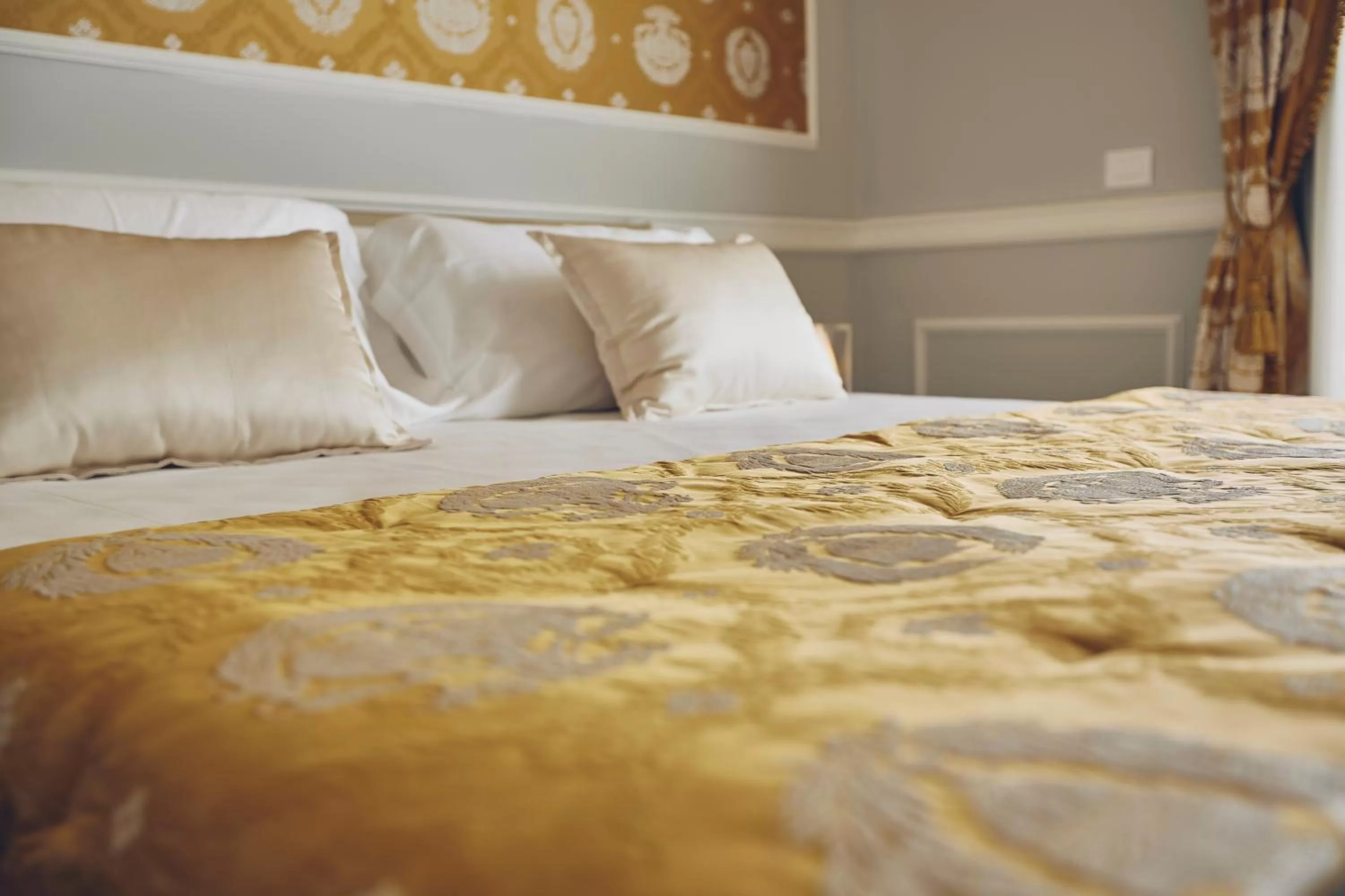 Decorative detail, Bed in Palazzo Marletta Luxury House Hotel