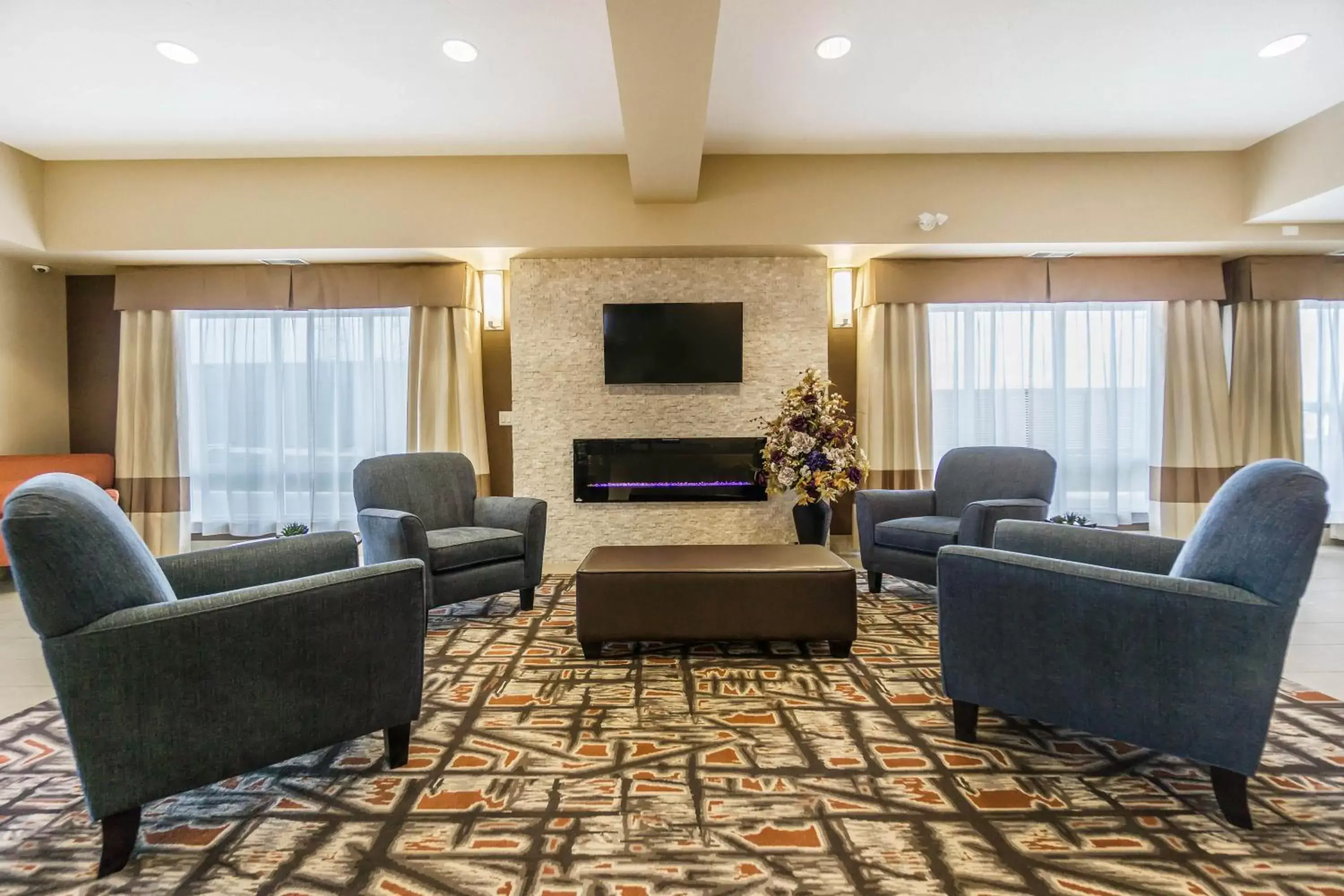 Lobby or reception, Seating Area in Comfort Inn & Suites Edmonton International Airport