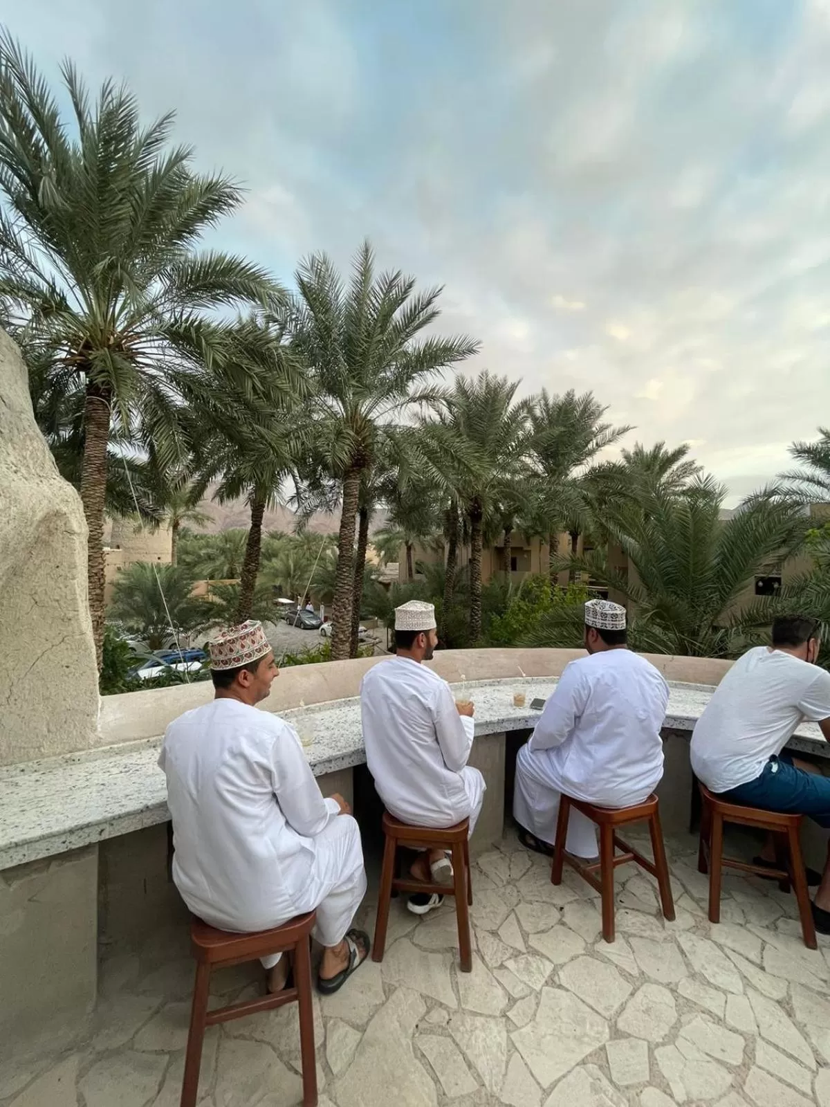 Patio in Bustan inn by Alley Escape