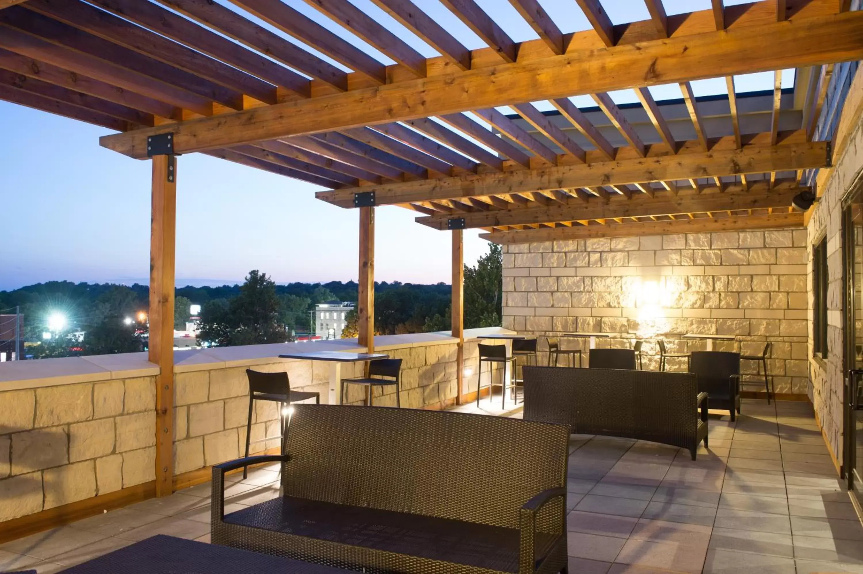 Patio in Bluemont Hotel