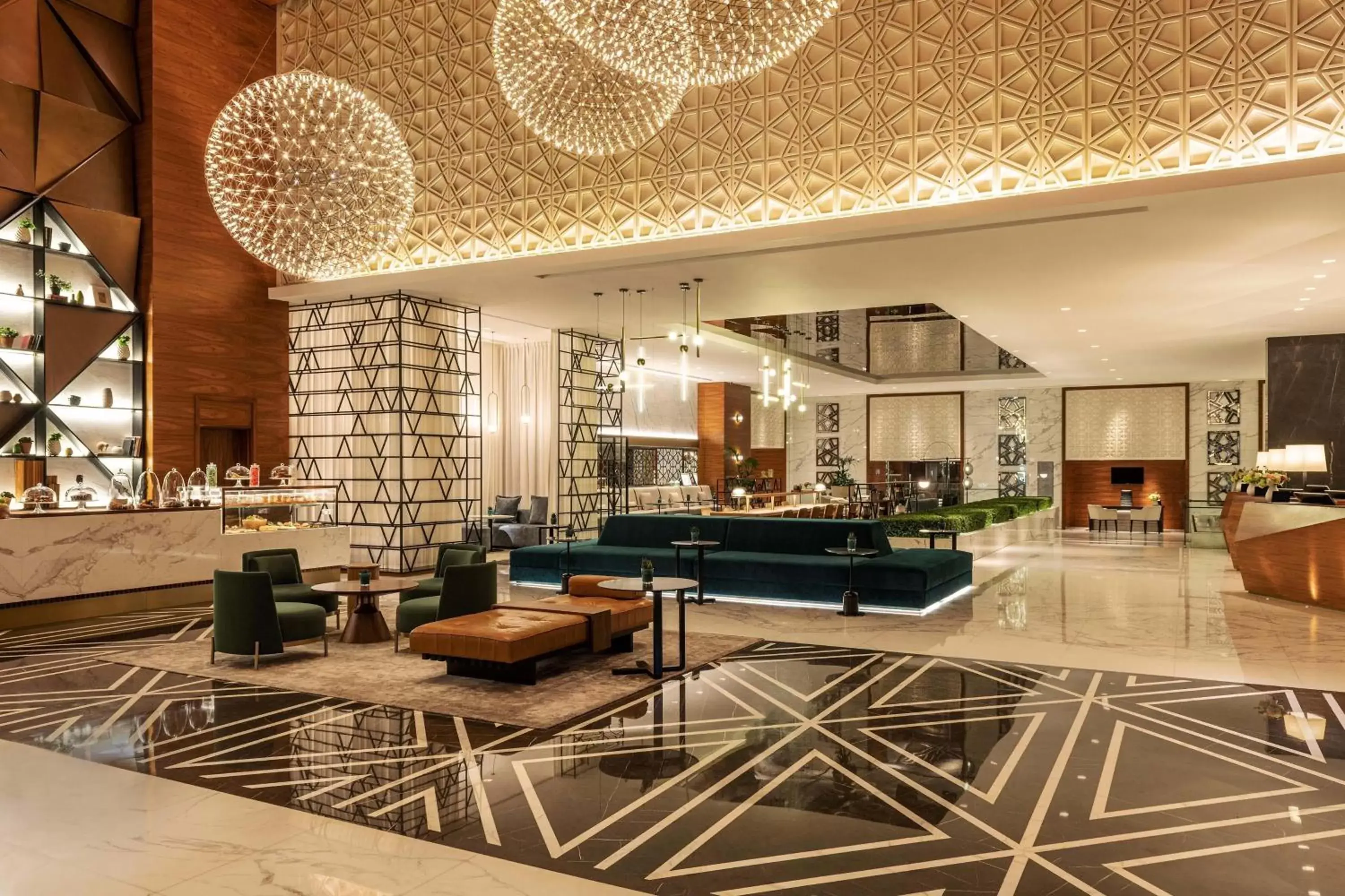 Lobby or reception in Sheraton Grand Hotel, Dubai