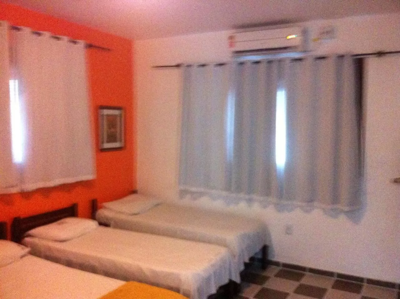 Bed in Hotel Enseada de Ponta Negra