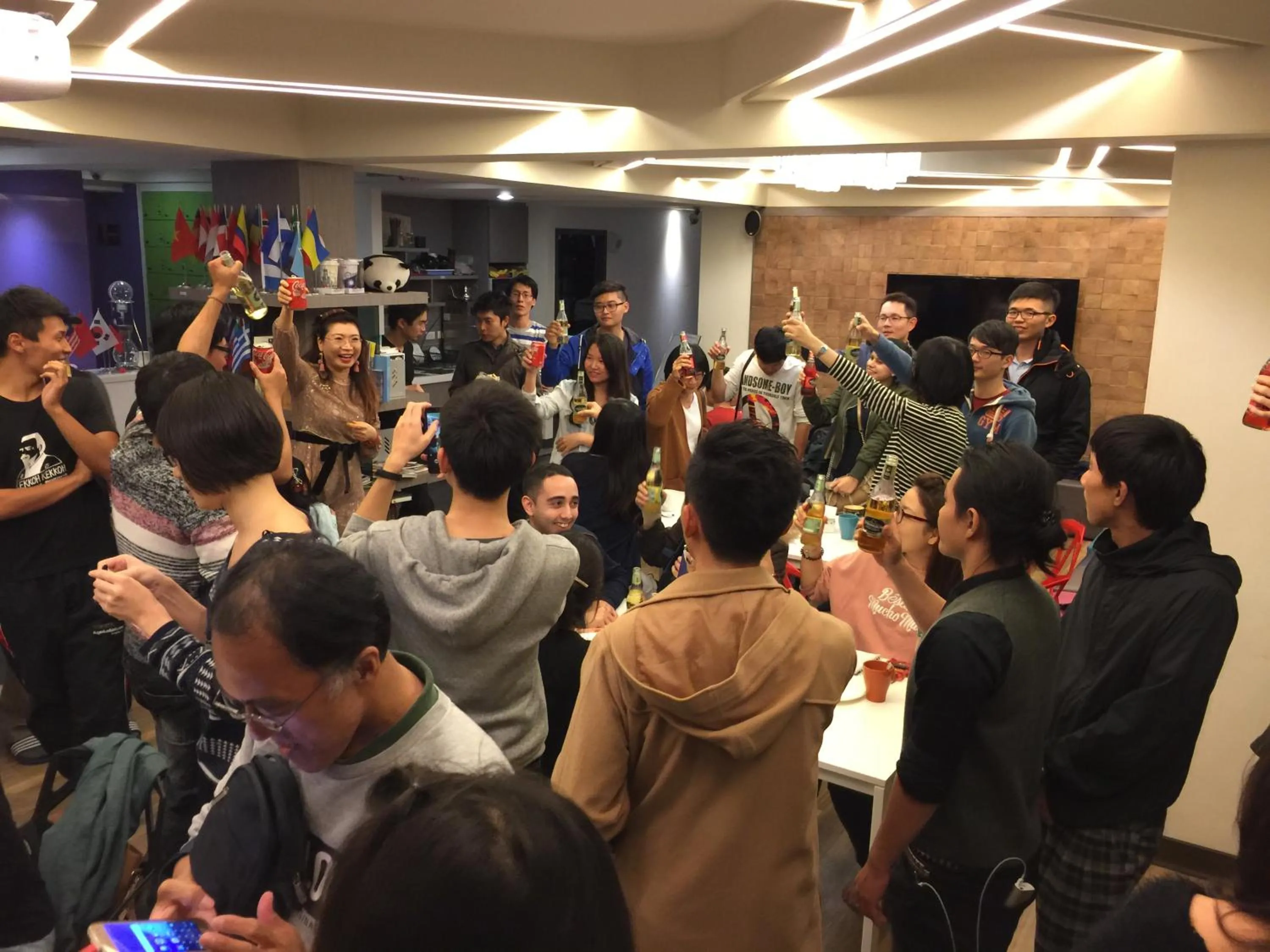 Lobby or reception in D'Well Hostel