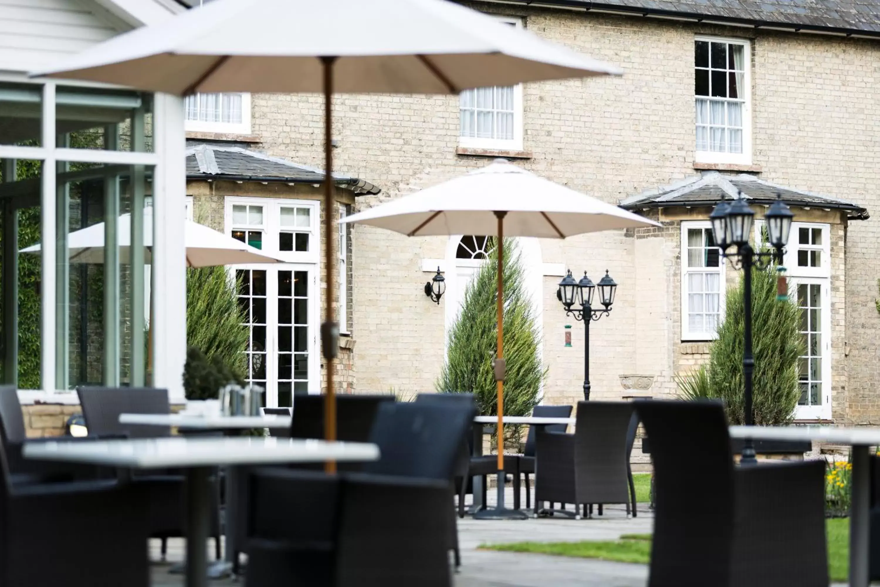 Garden, Restaurant/Places to Eat in Quy Mill Hotel & Spa, Cambridge