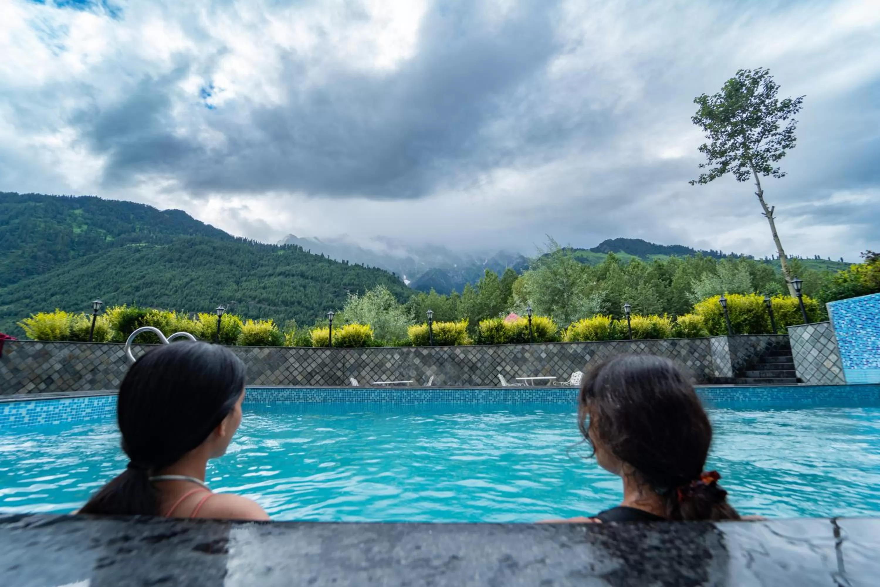 Swimming pool in The Allure Grand Resort -A Majestic Riverside Retreat