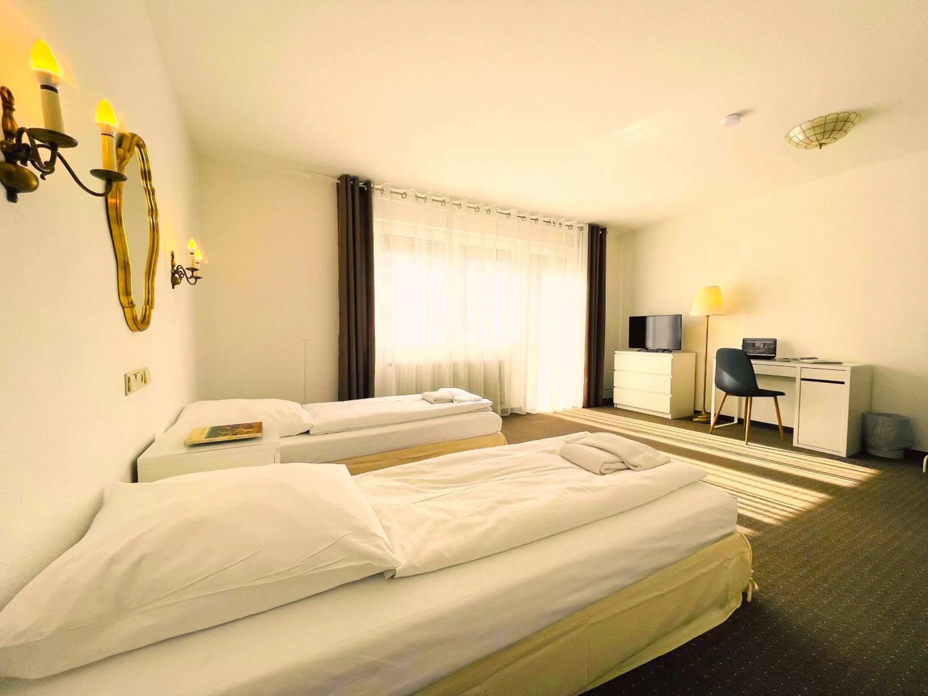 Twin Room with Balcony in Hotel Moguntia