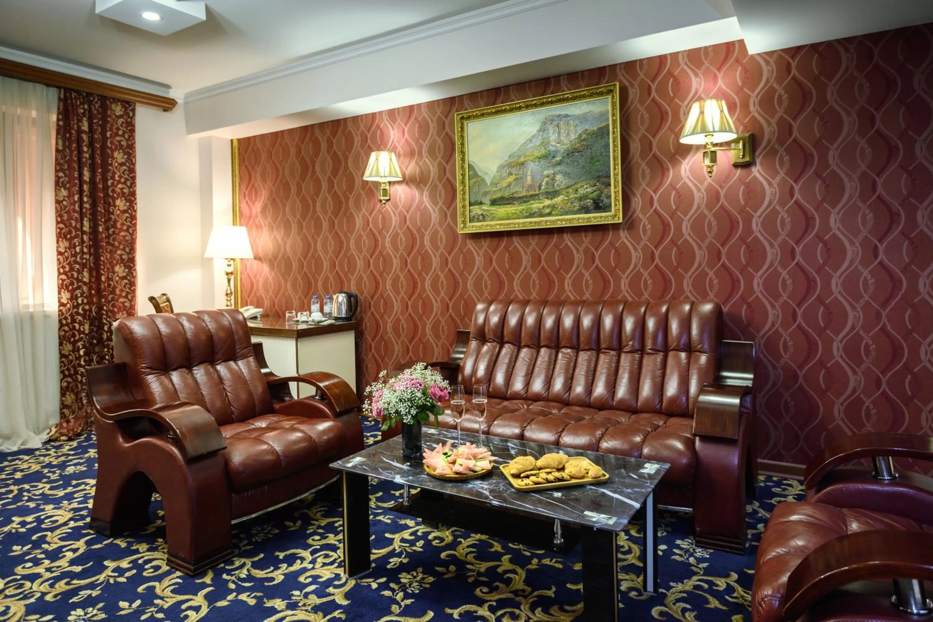 Seating area in Royal Plaza by Stellar Hotels, Yerevan