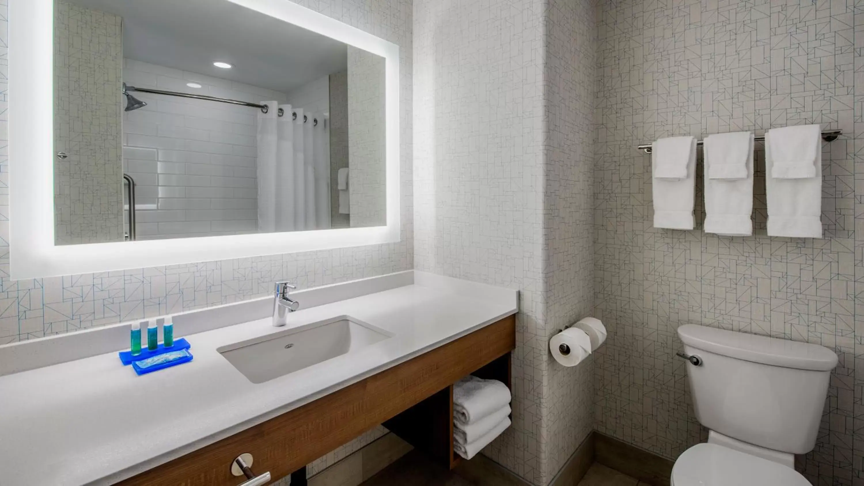 Bathroom in Holiday Inn Express Airdrie, an IHG Hotel