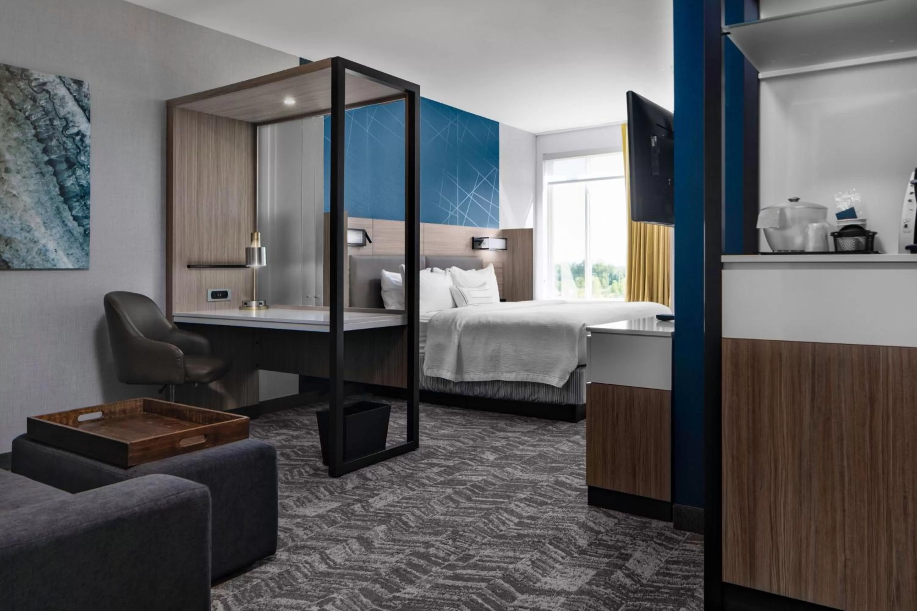 Photo of the whole room, Bed in SpringHill Suites Winchester