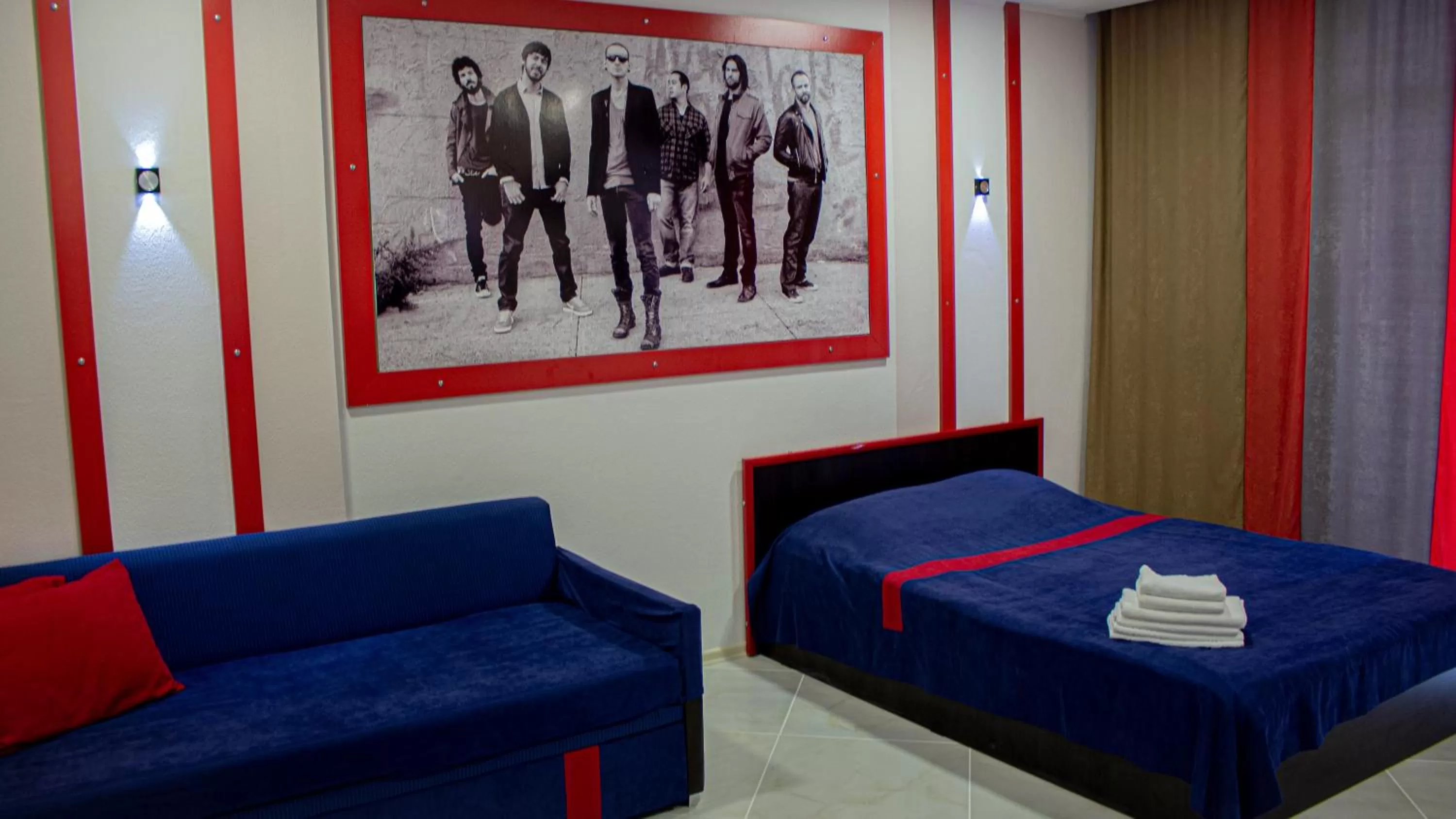 Bed in Rock Hotel First Line