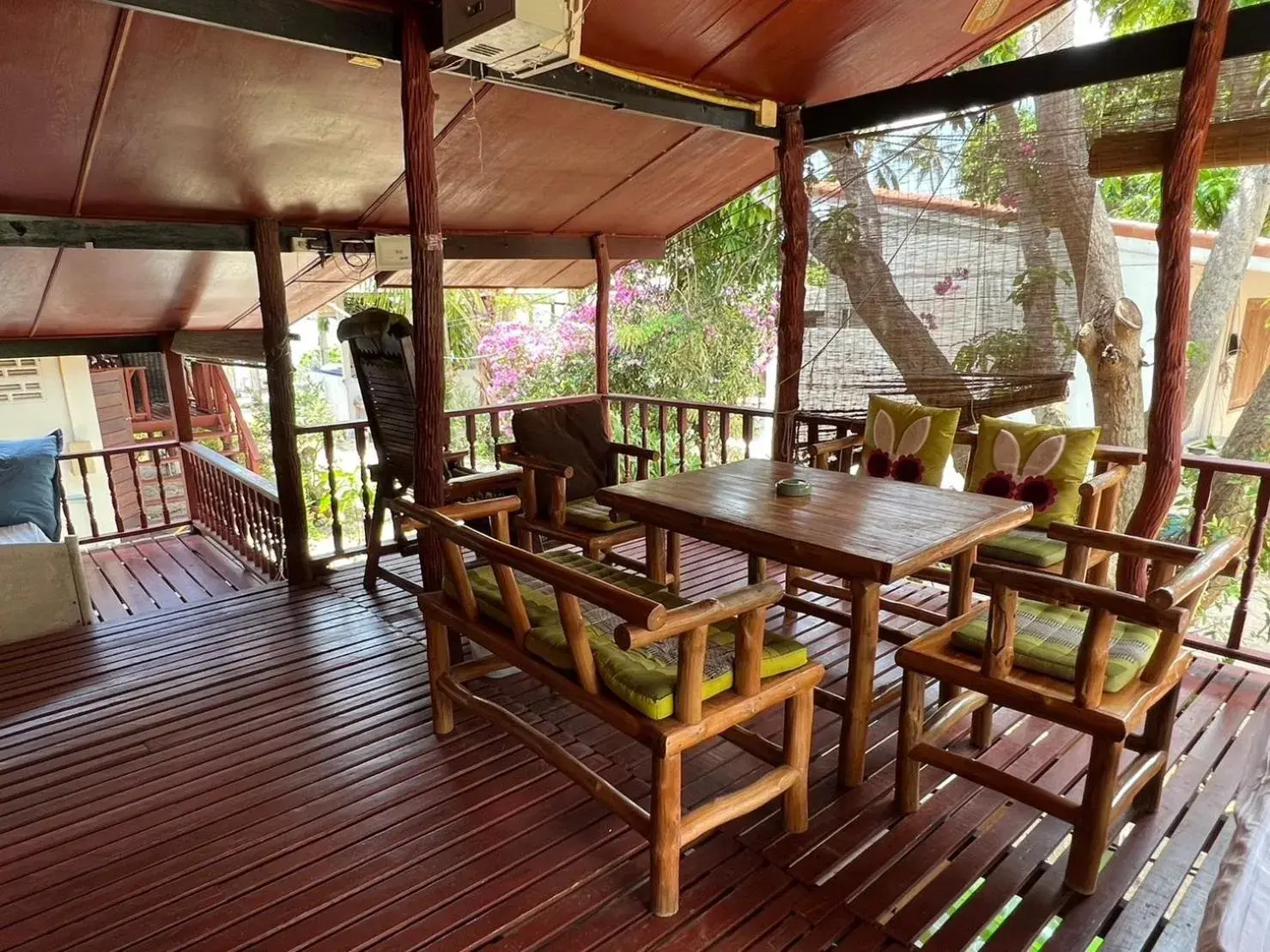 Seating area in Bangpo Village