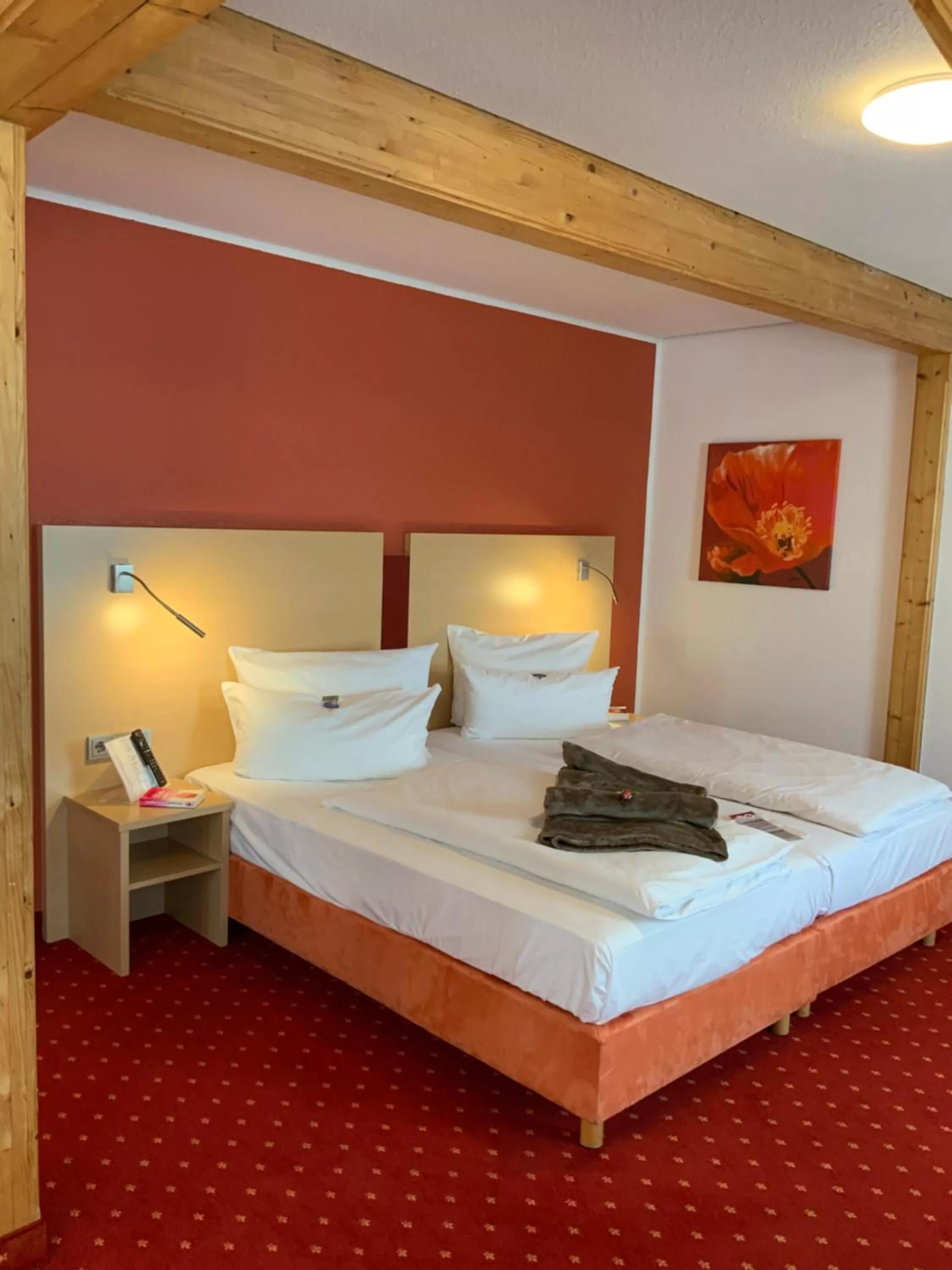 Bed in Altstadthotel Arte