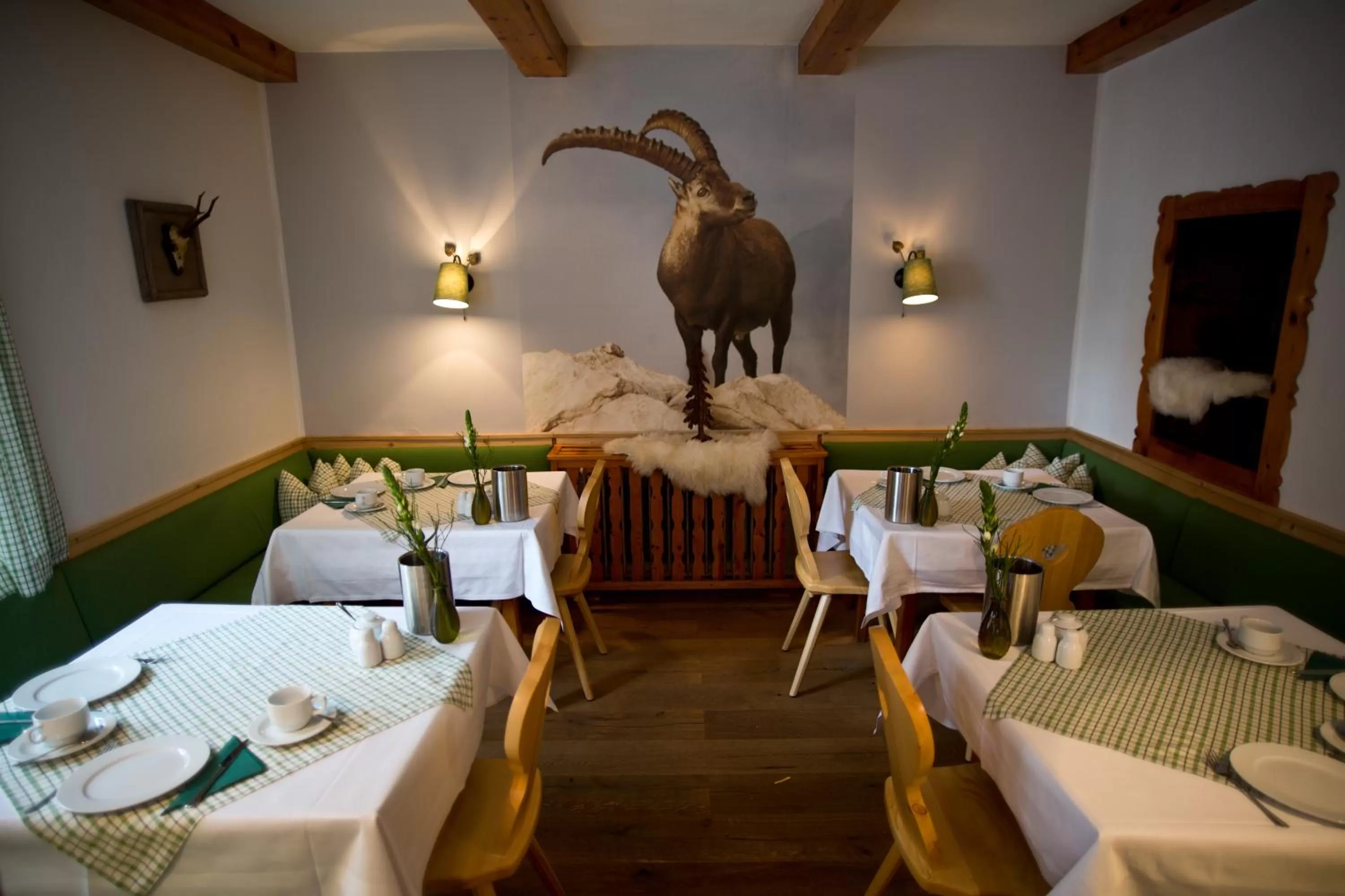 Decorative detail in Hotel Gamshof