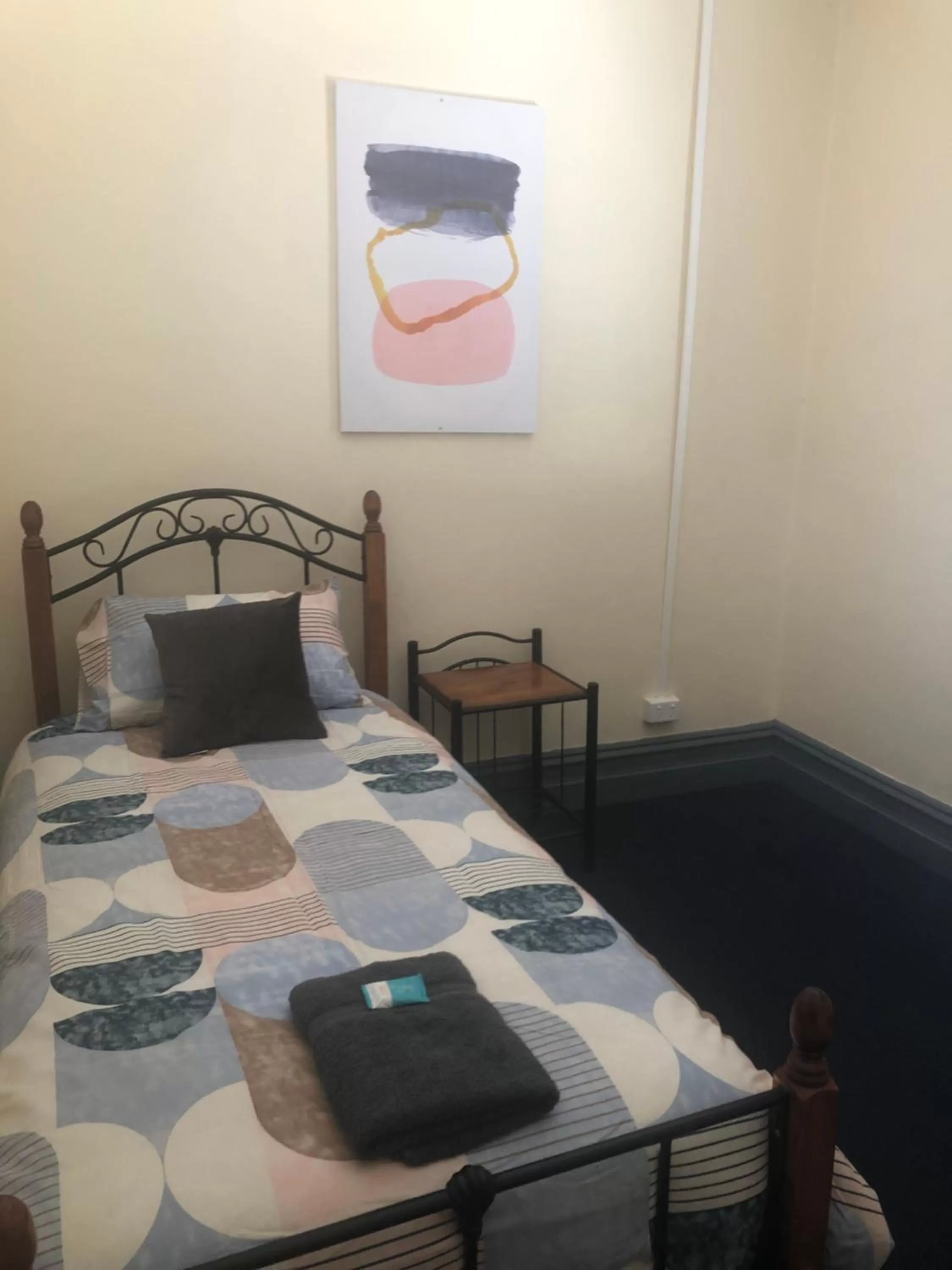 Bed in Cornucopia hotel