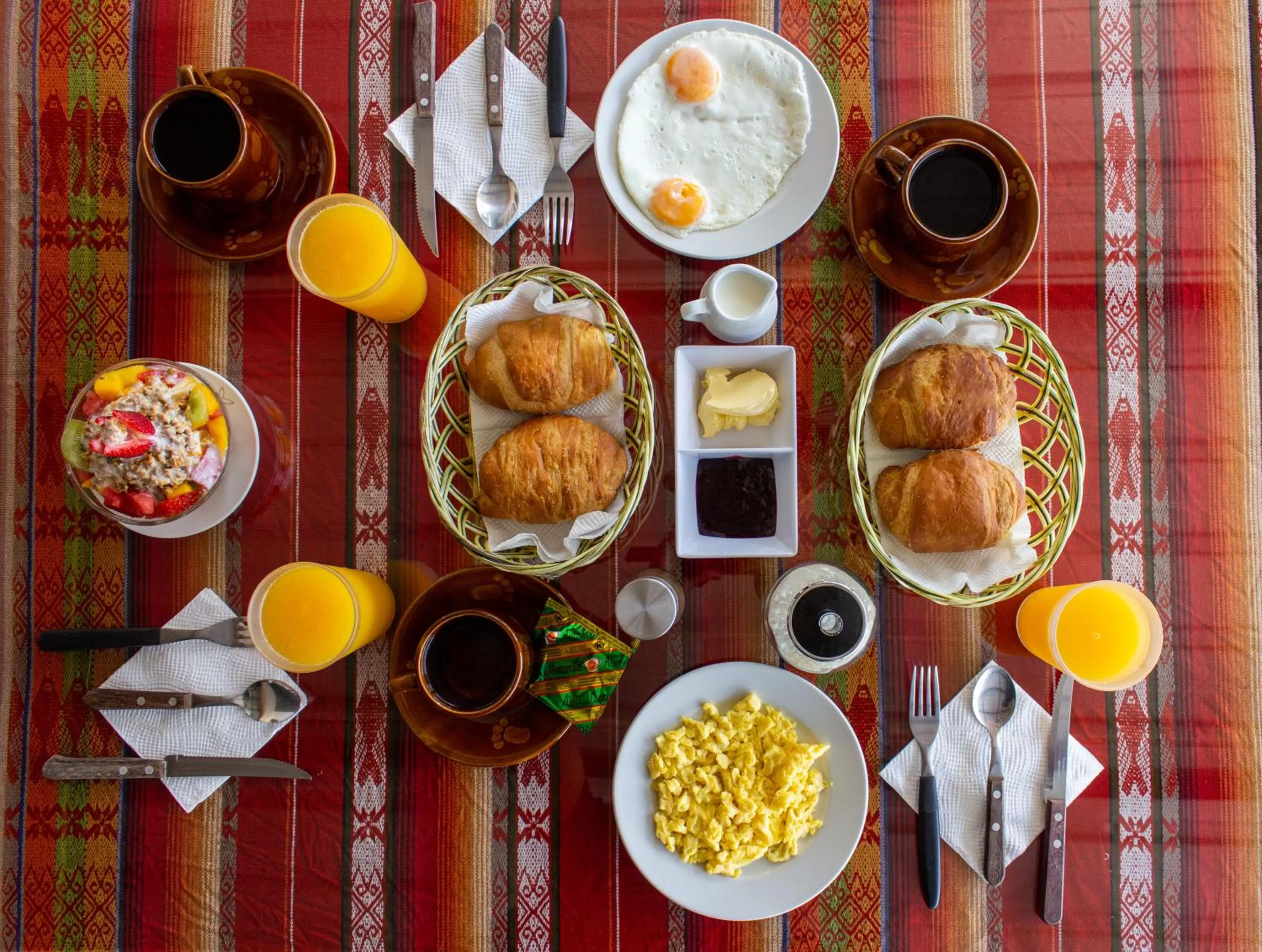 Breakfast in Hostal Limoncocha