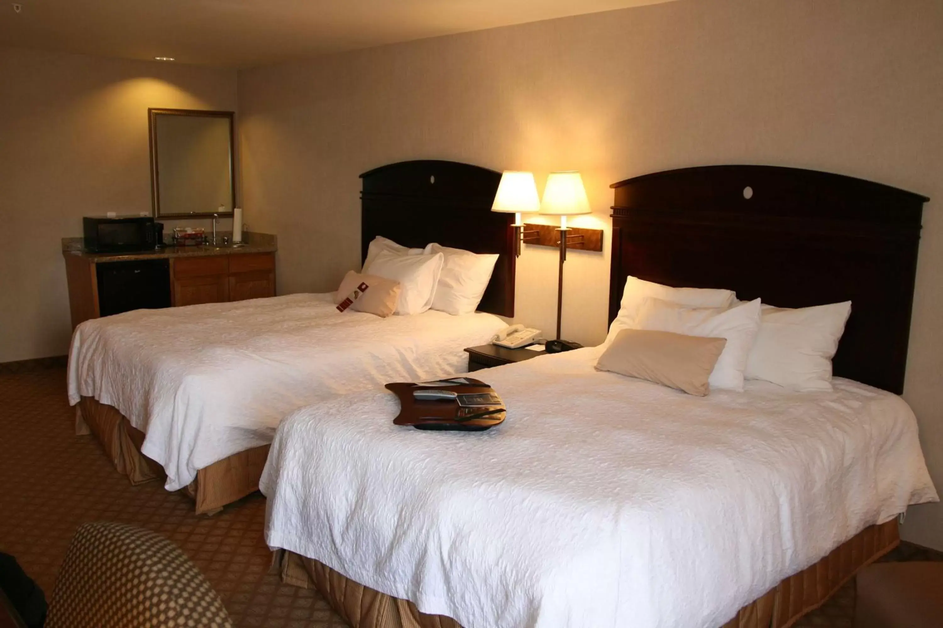 Bed in Hampton Inn & Suites Gallup