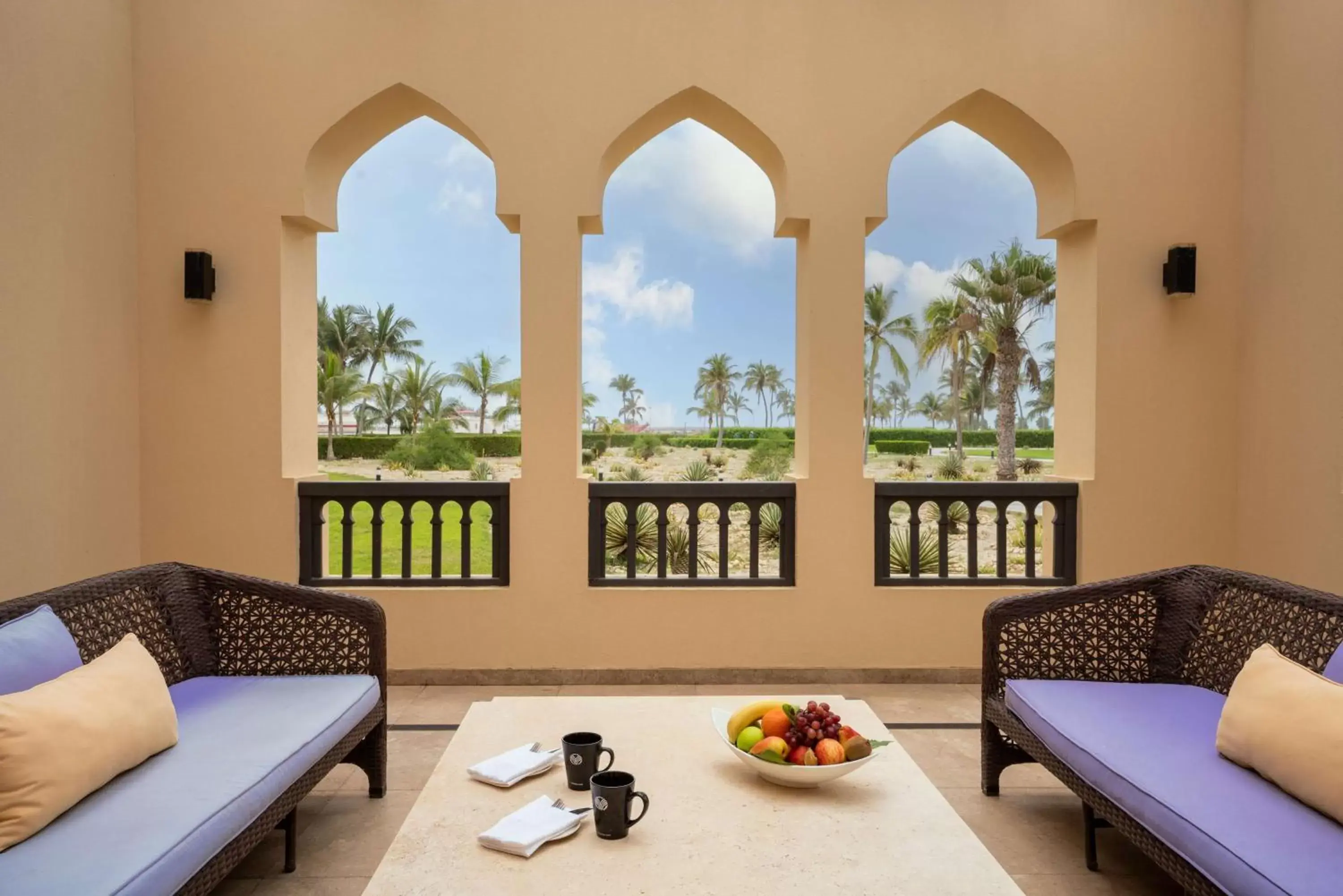 View (from property/room), Seating Area in Salalah Rotana Resort