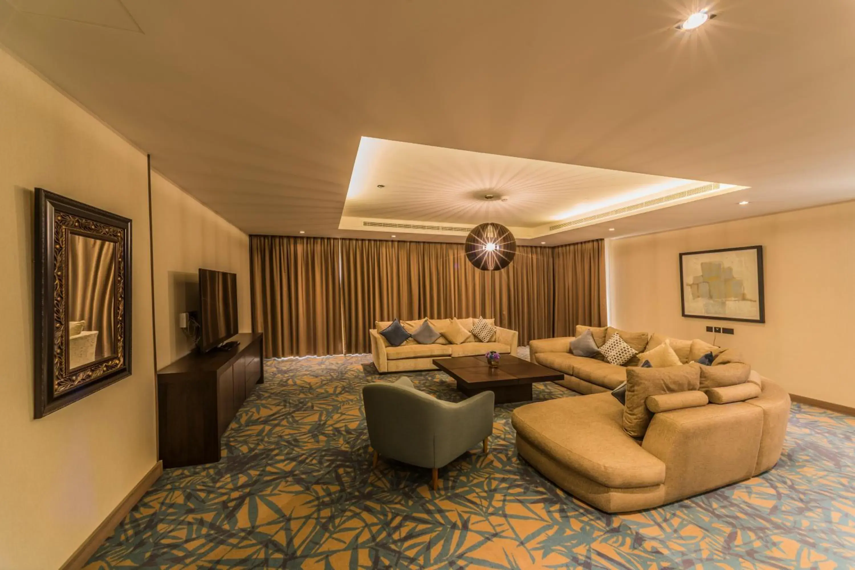 Living room, Seating Area in MENA Plaza Hotel Albarsha At The Mall