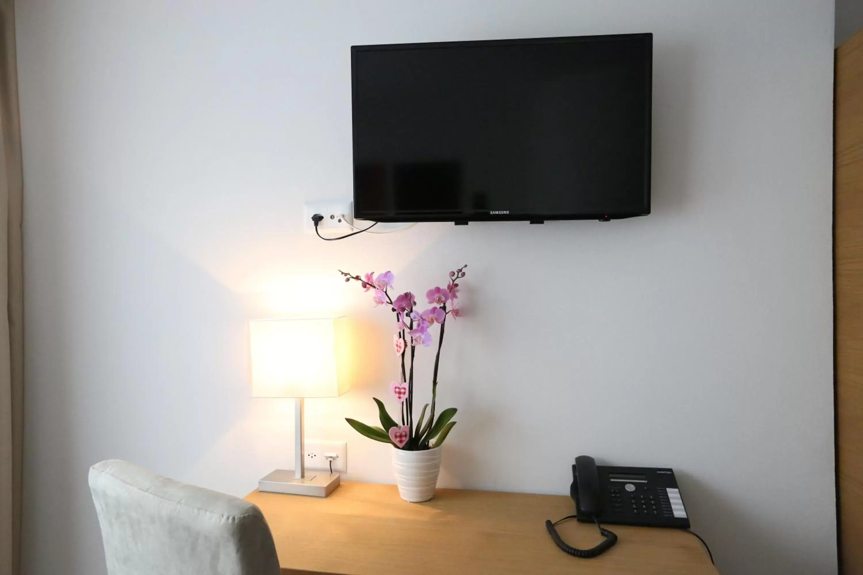 TV and multimedia, TV/Entertainment Center in Businesshotel Lux