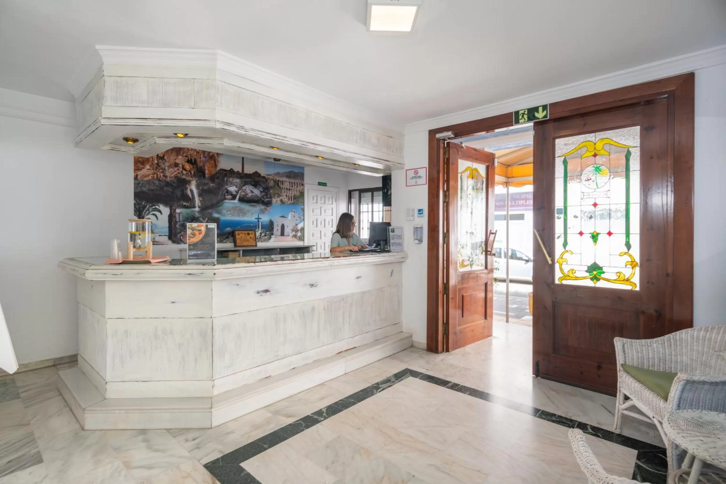 Lobby or reception in Apartahotel Playamaro by Dorobe