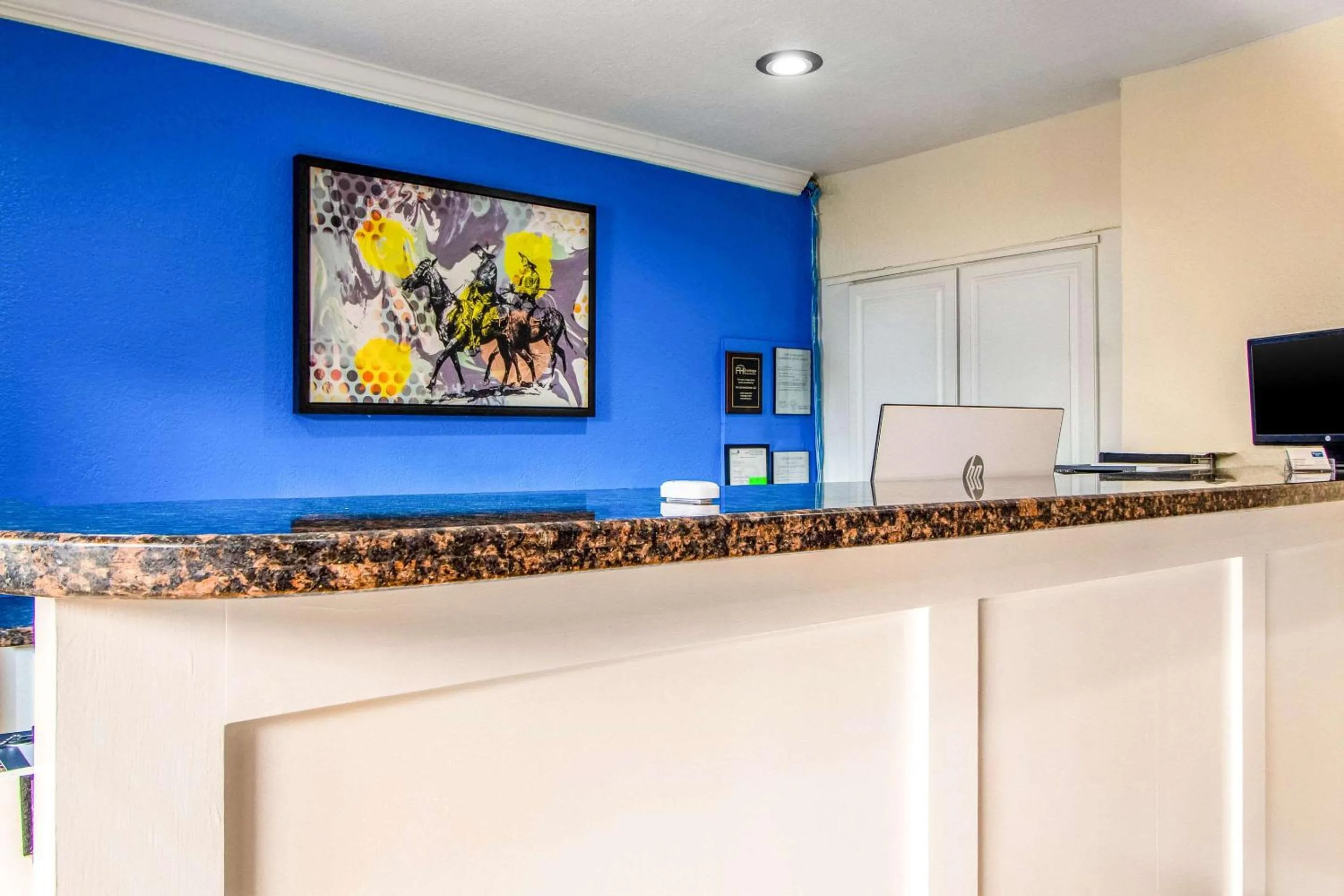 Lobby or reception in Rodeway Inn & Suites Houston near Medical Center