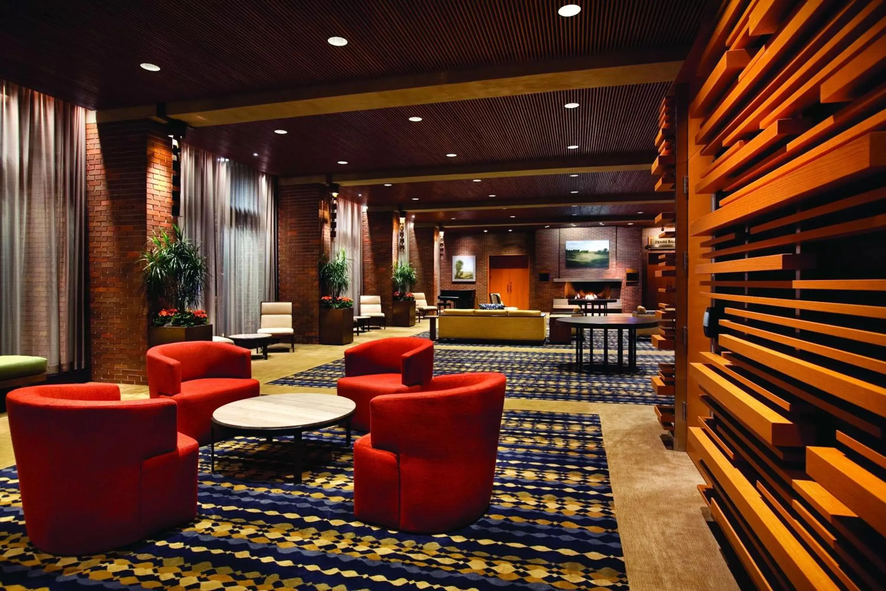 Lobby or reception, Lounge/Bar in Hyatt Lodge Oak Brook Chicago